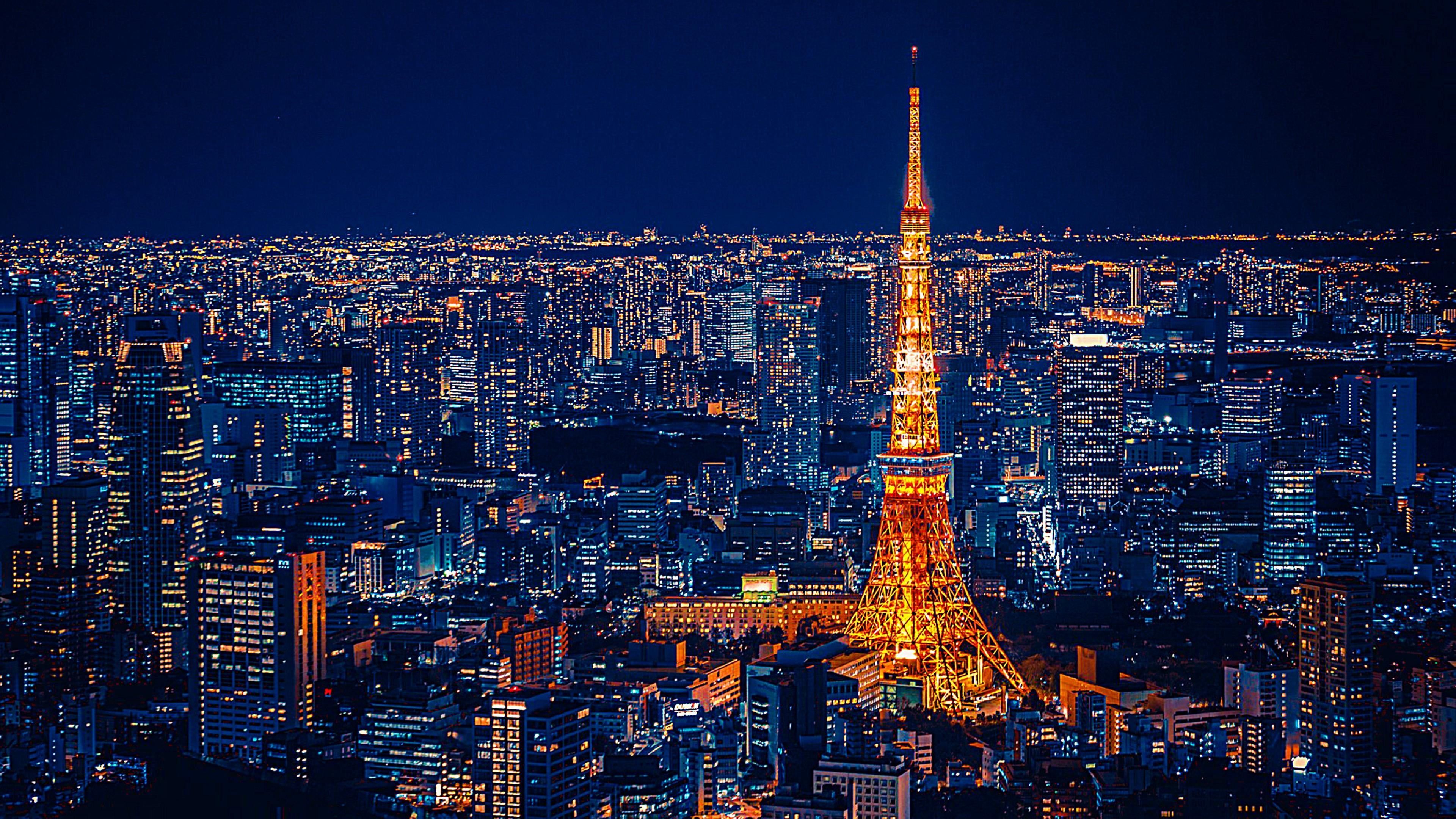tokyo tower city lights. Tokyo tower, City wallpaper, Tower city