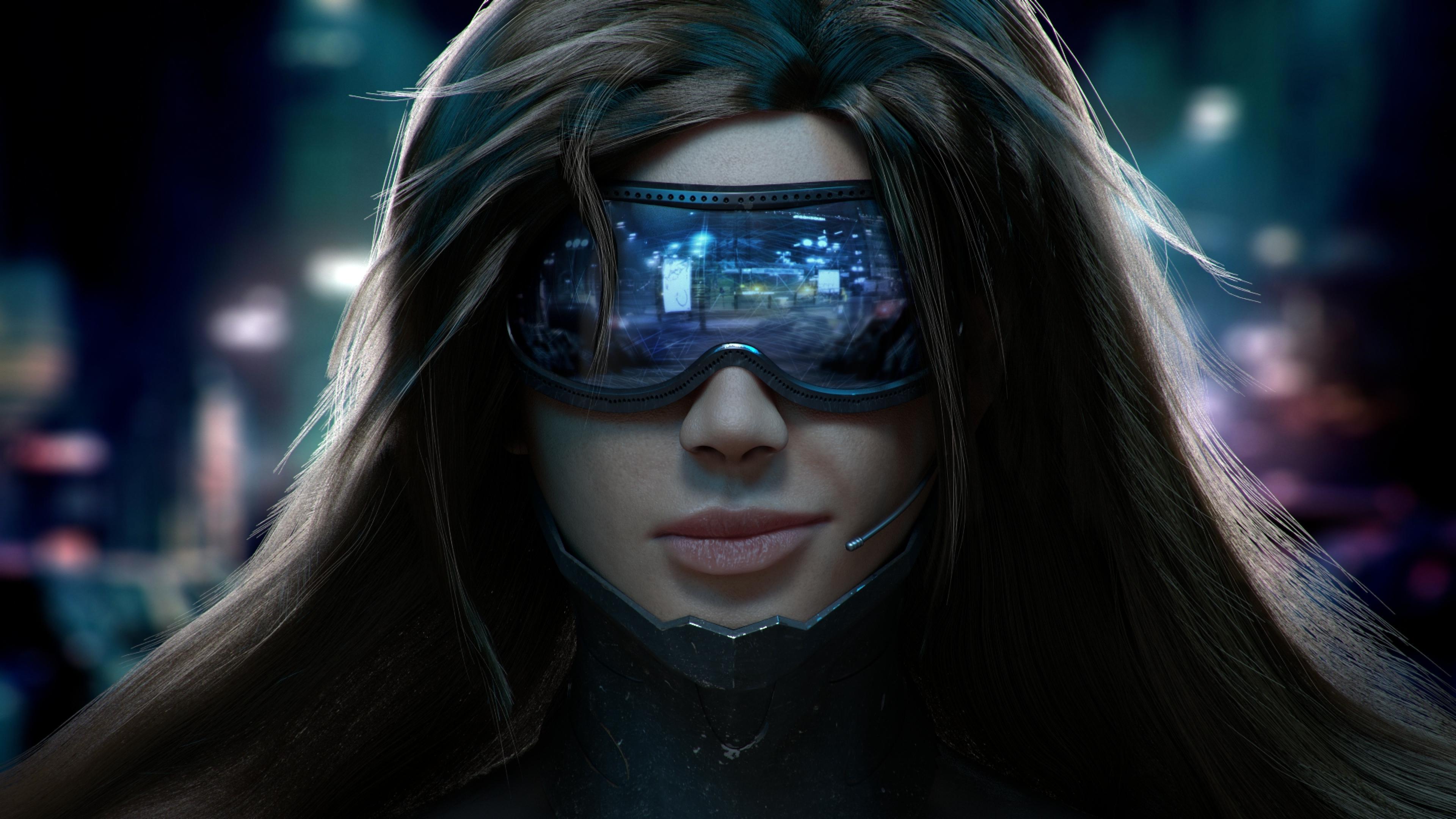 Cyberpunk Scifi Girl, HD Games, 4k Wallpaper, Image, Background, Photo and Picture