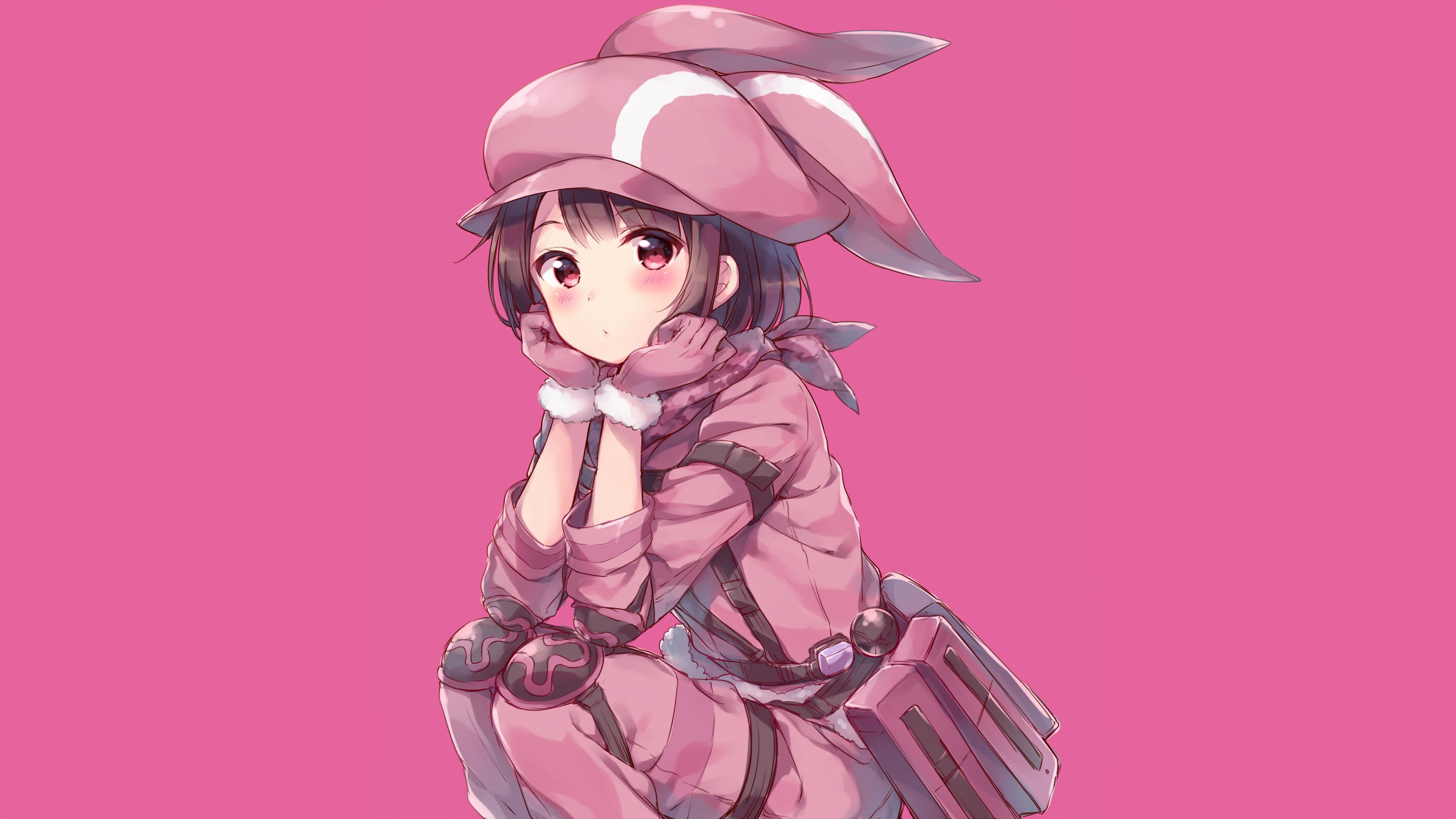 Wallpaper 4k Sword Art Online Alternative Gun Gale Online 4k Wallpaper, Anime Girl Wallpaper, Anime Wallpaper, Artist Wallpaper, Artwork Wallpaper, Digital Art Wallpaper, Hd Wallpaper, Sword Art Online Wallpaper