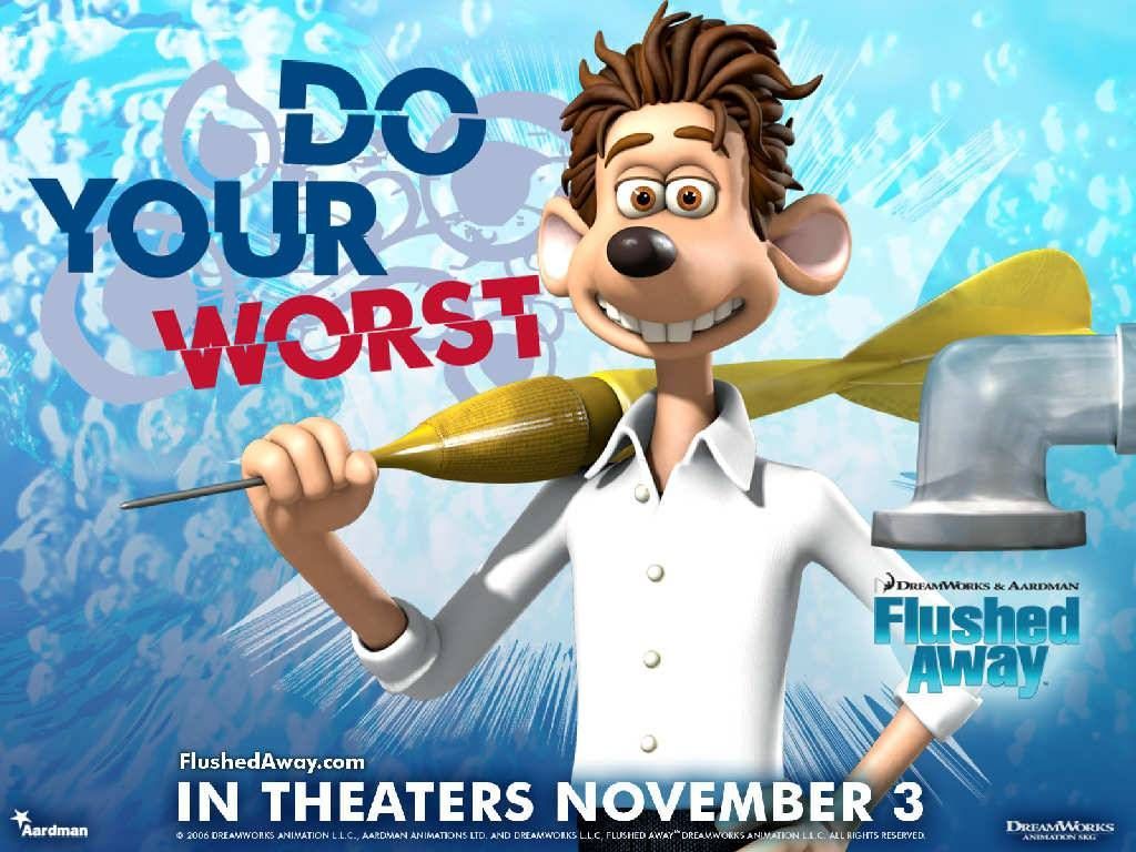 Flushed Away Movie Do Your Worst Wallpaper movies Wallpaper. Flushed away, Away movie, Aardman animations