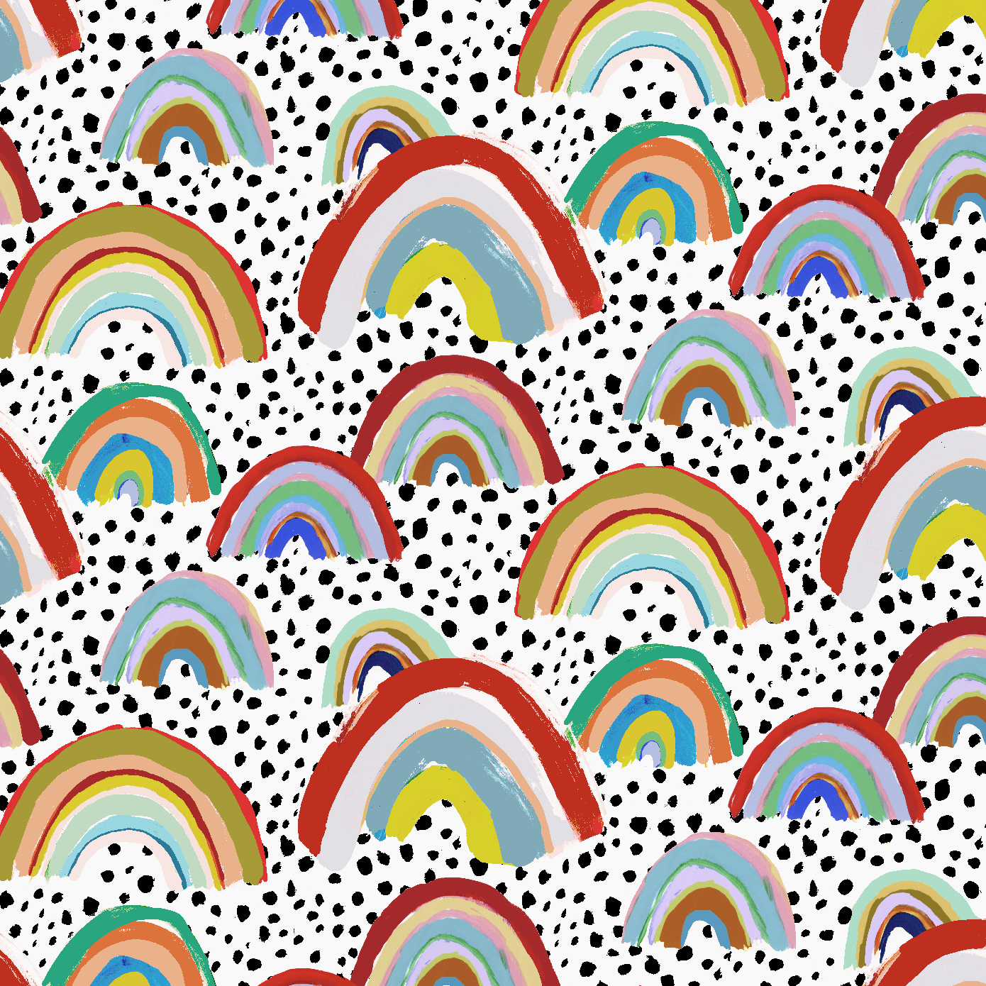 Rainbow Spot Wallpaper Sample