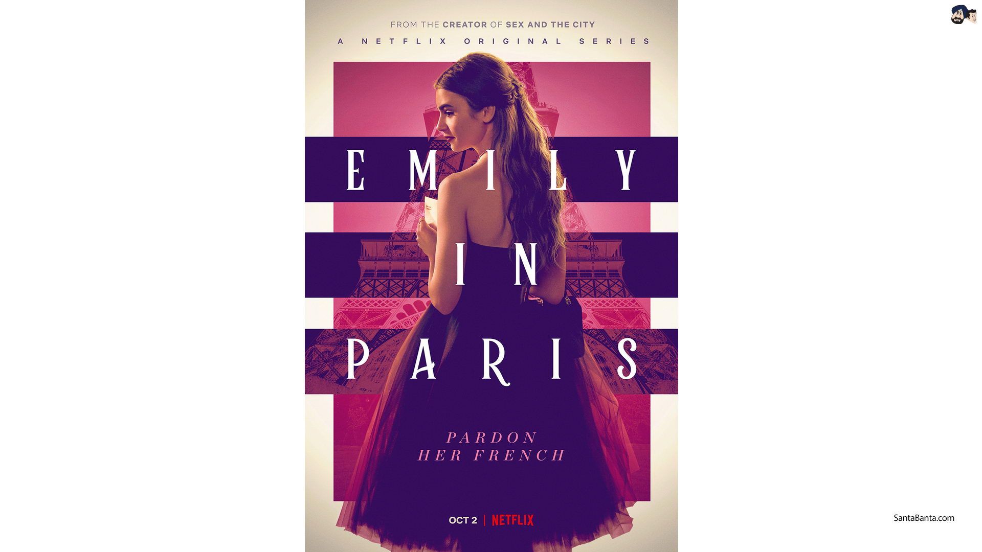 Lily Collins In Netflix`s Comedy Drama Web Series, `Emily In Paris` (Release 02, 2020)
