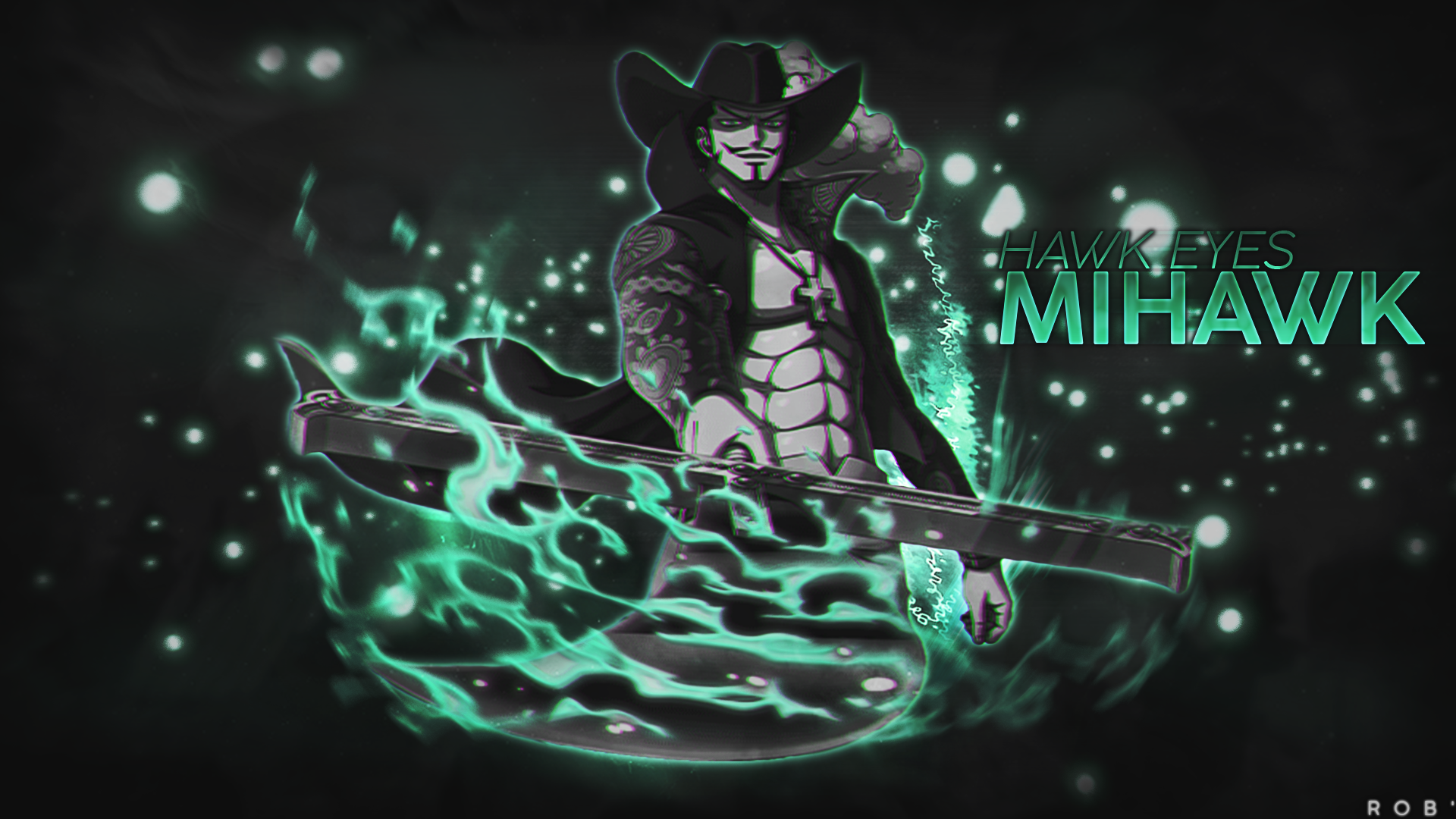 My Mihawk wallpaper, I hope you'll like it ! (inspired by JXamo)