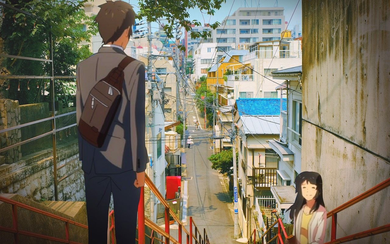A Pilgrimage to the Real Life Locations of Your Name. Anime city, City wallpaper, Japan anime city