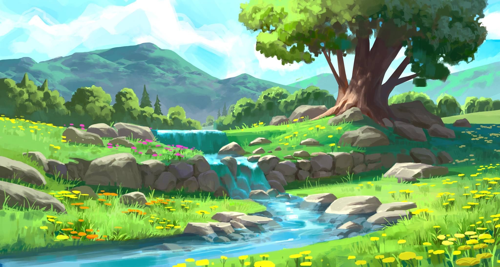 Anime Locations Wallpapers Wallpaper Cave