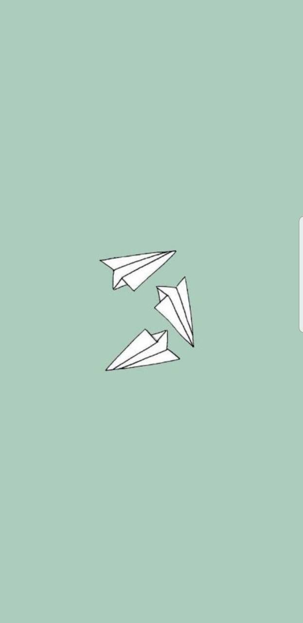 Paper planes wallpaper