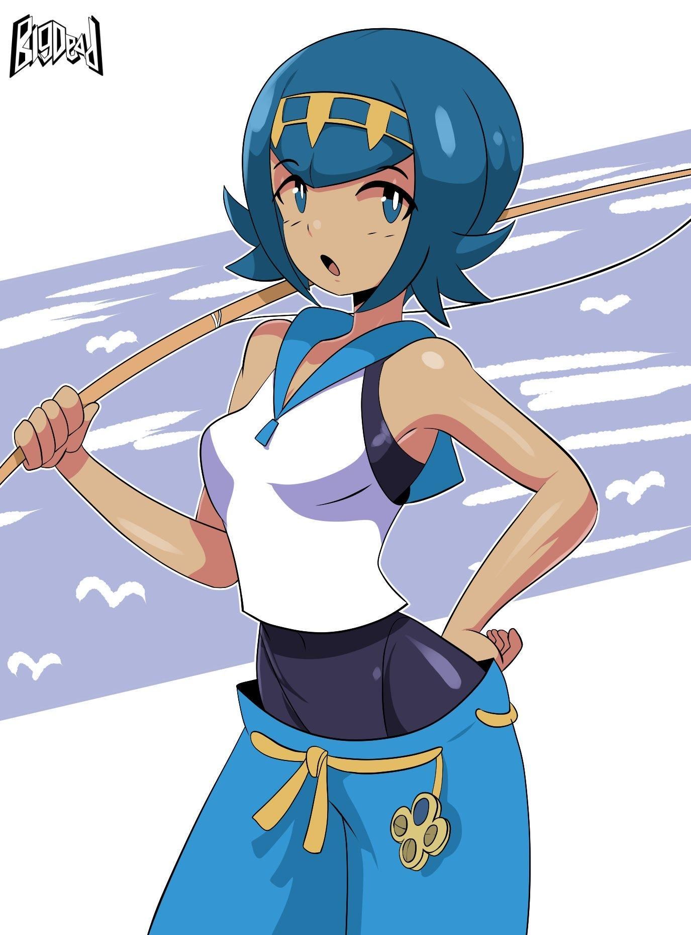 Lana by BigDeadAlive. Pokémon Sun and Moon. Pokemon sun, Pokemon, Pokemon mallow