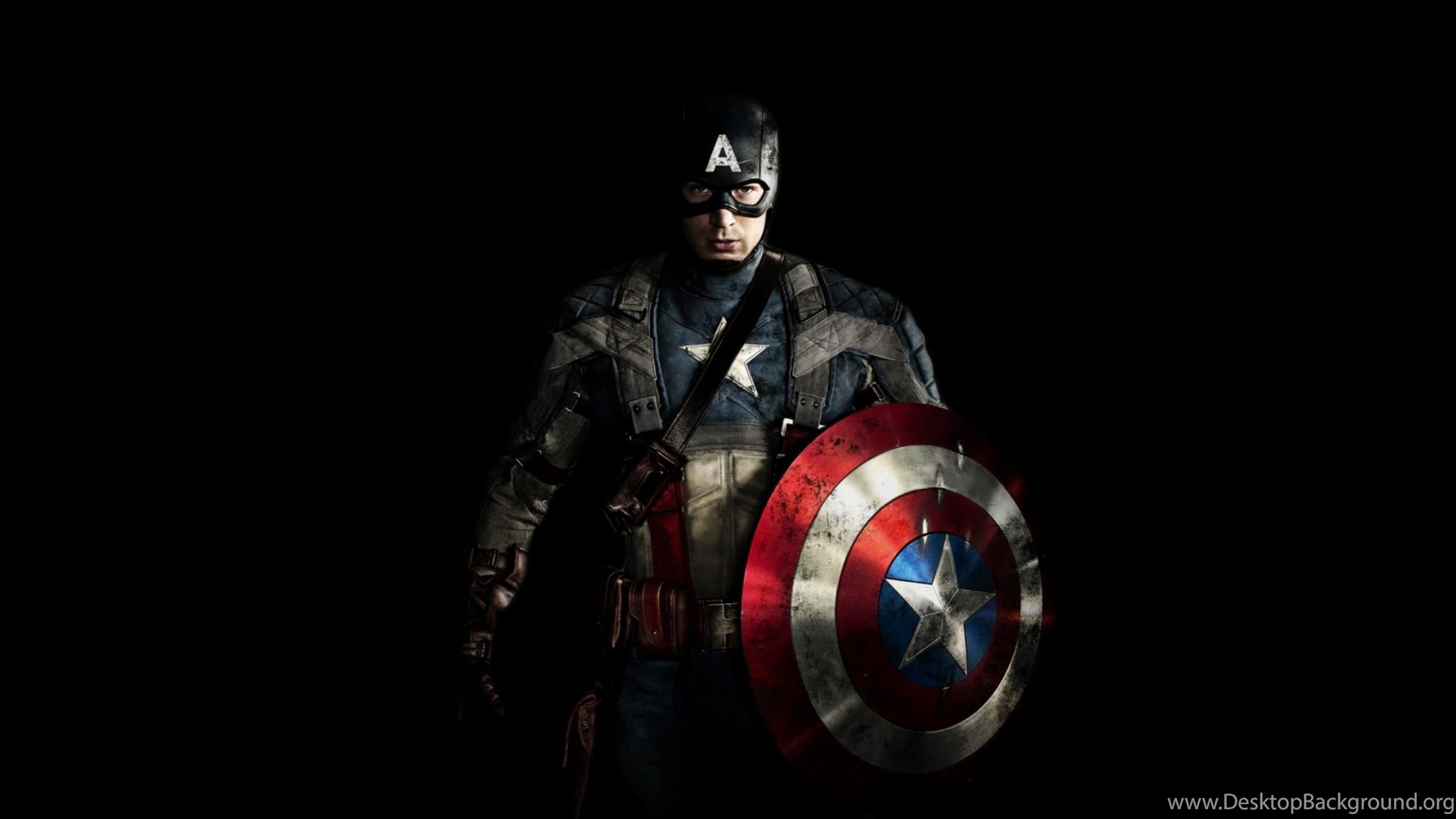 Chris Evans Is Captain America Wallpaper Desktop Background