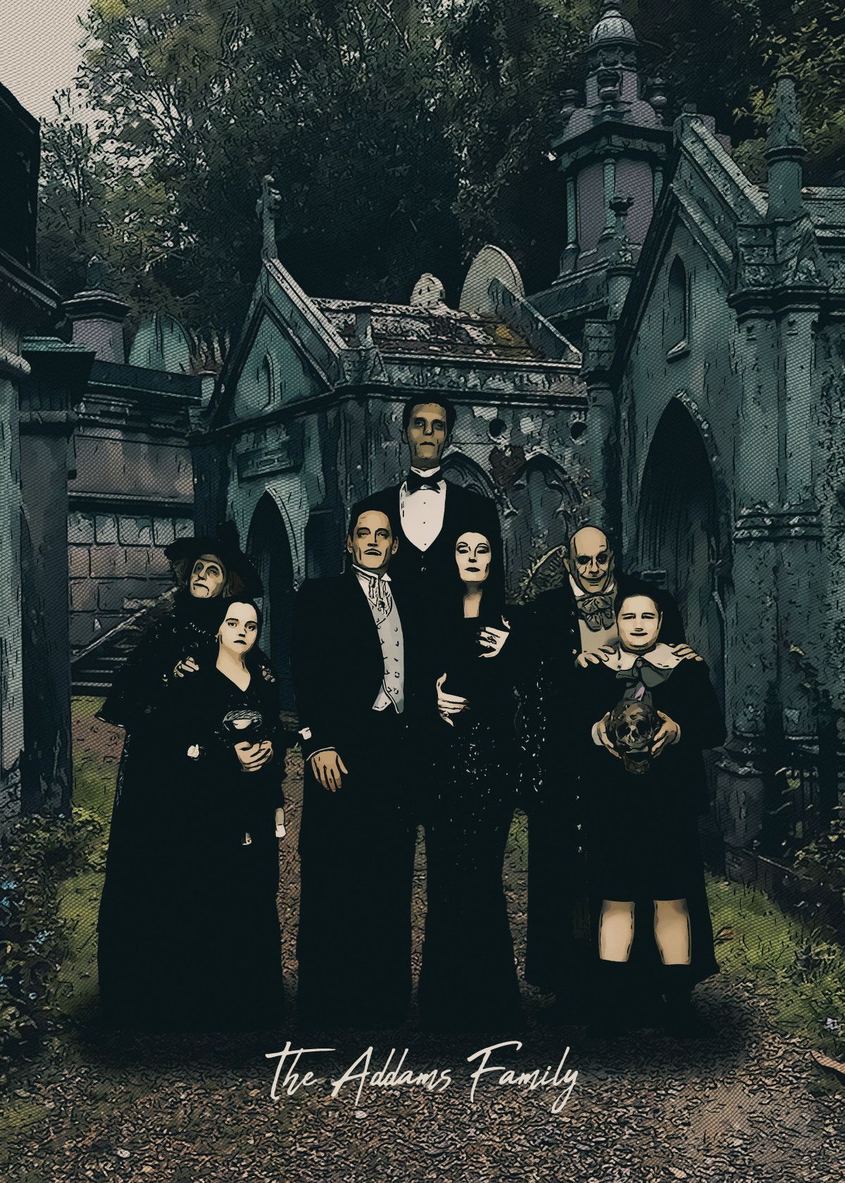 The Addams Family. Addams family poster, Addams family, Addams family tv show