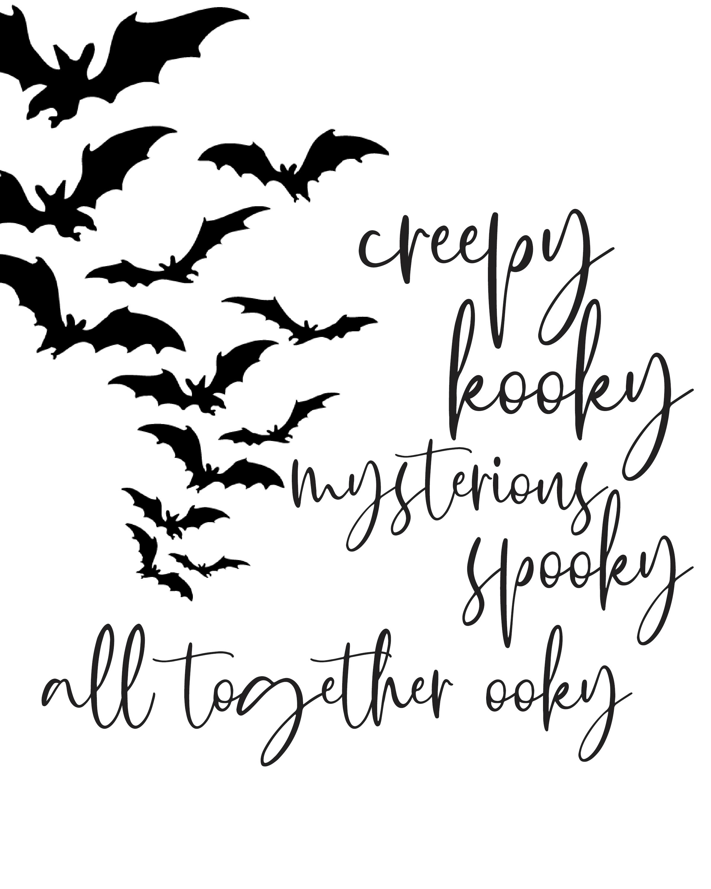 FREE Addams Family Printable Art, Easy Halloween Decor!