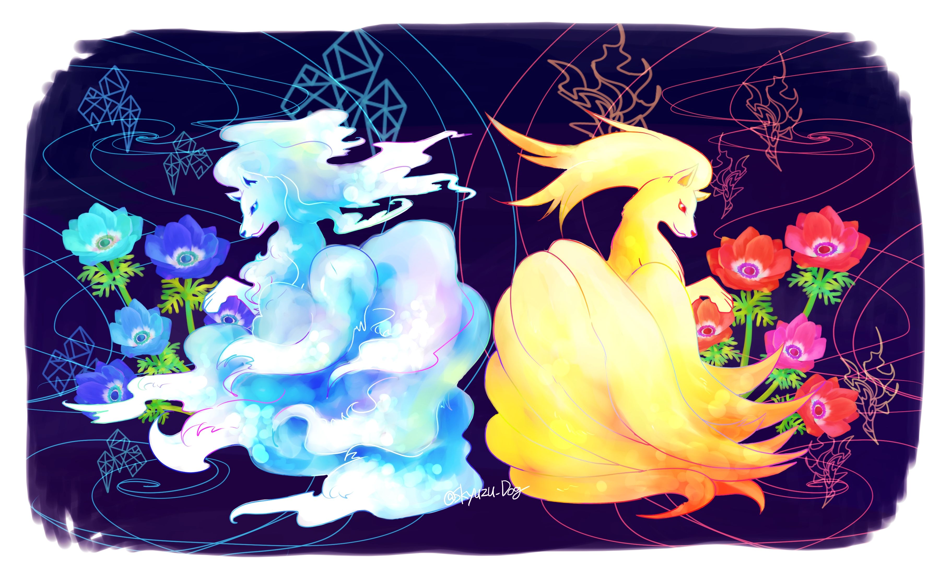 Ninetales Pokémon Wallpaper