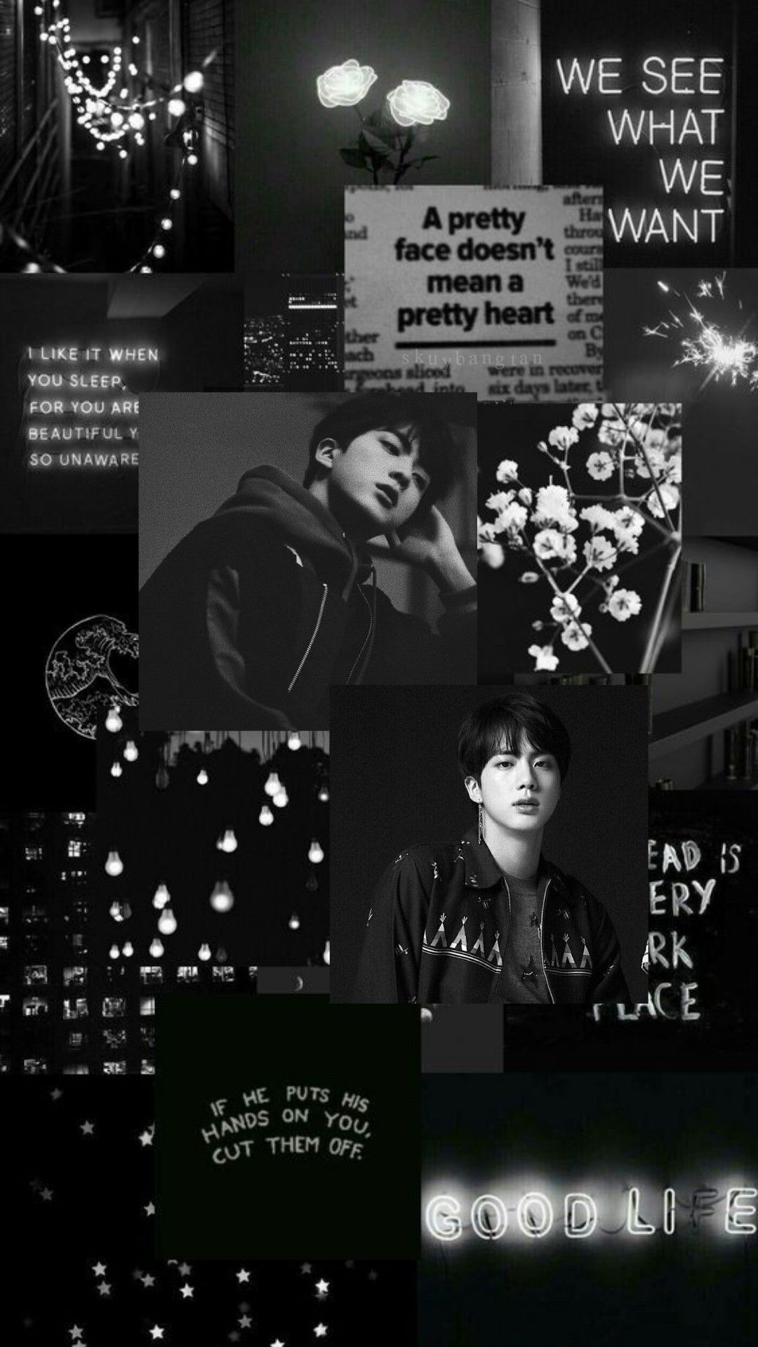 BTS Jin Aesthetic Wallpapers Wallpaper Cave