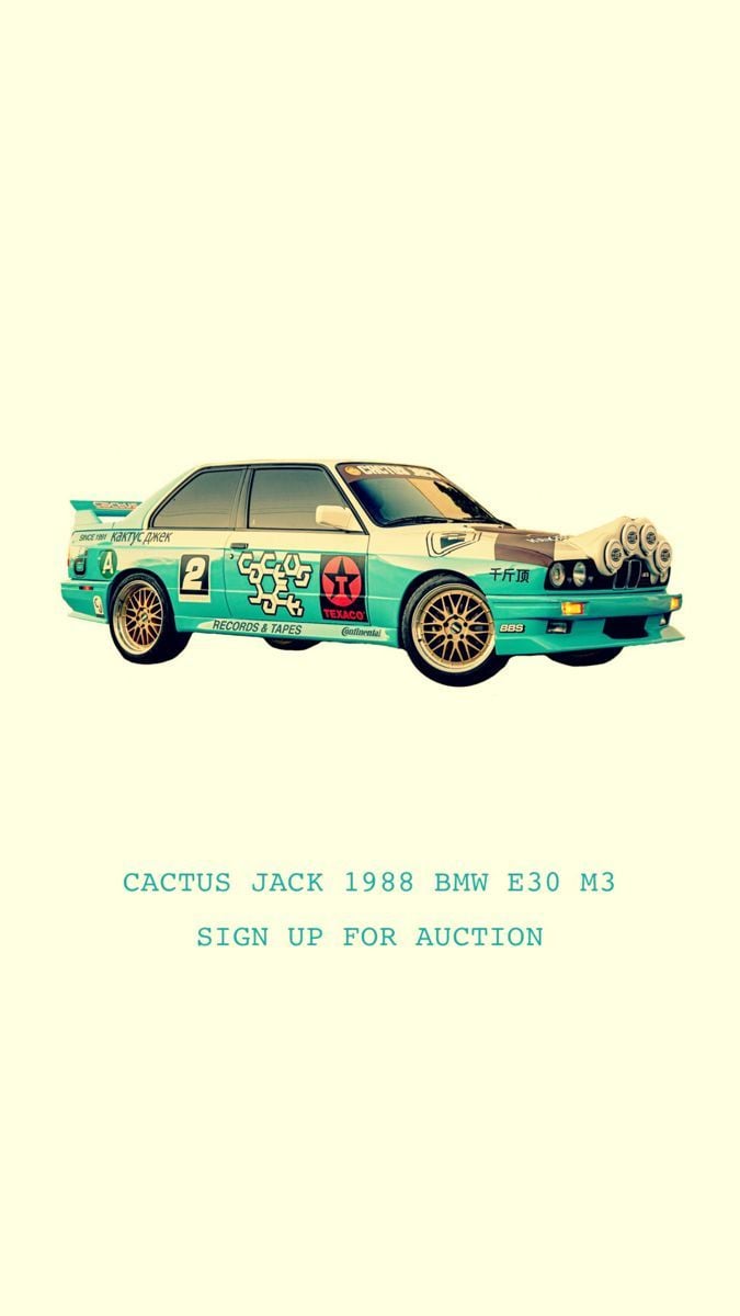 Cactus jack” 1988 BMW E30 M3 Car. Bmw e Bmw e30 m Cactus jack