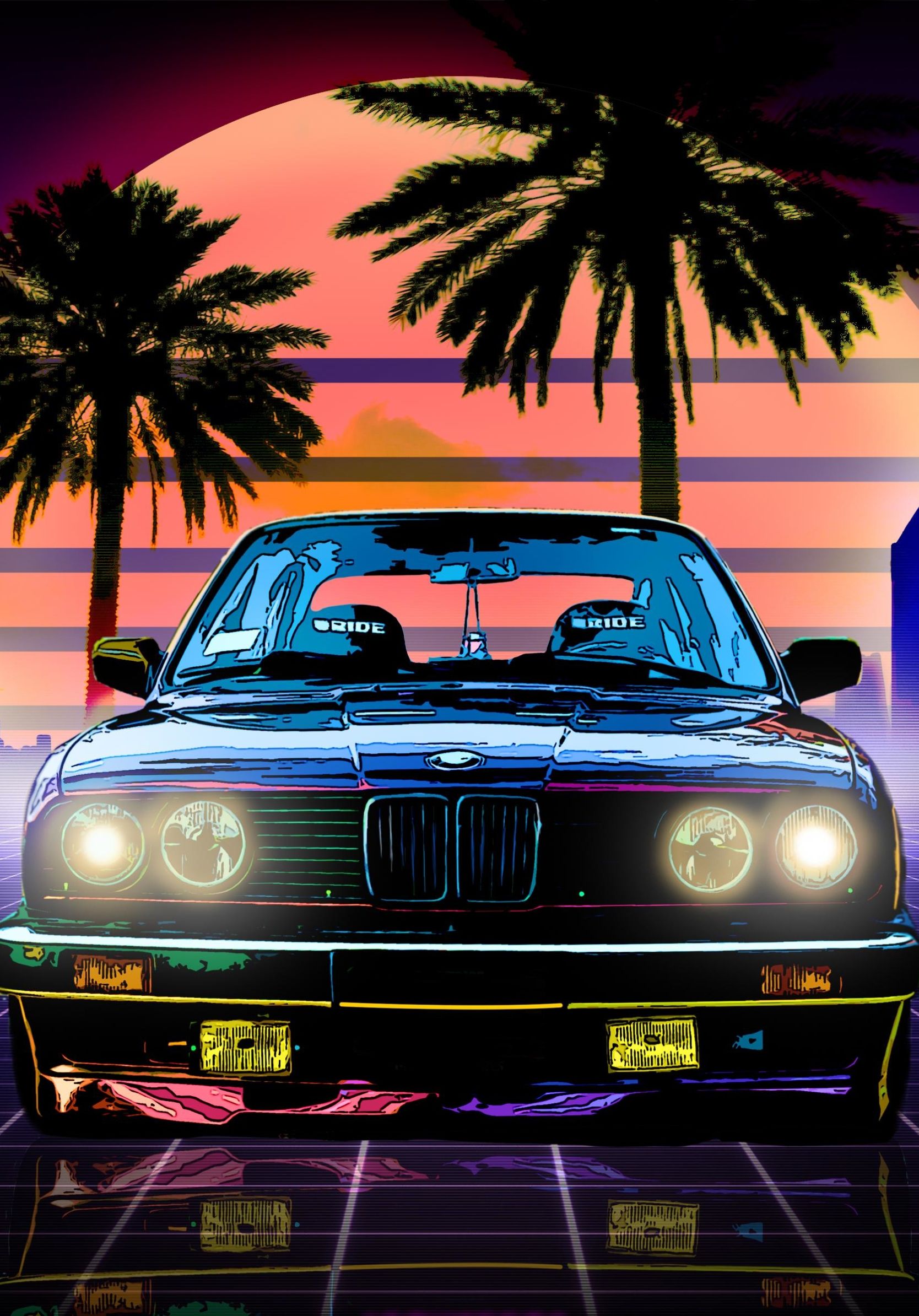 BMW Retro Style 1668x2388 Resolution Wallpaper, HD Cars 4K Wallpaper, Image, Photo and Background
