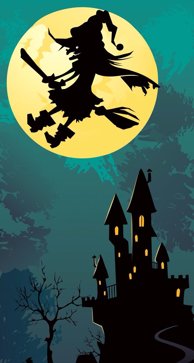 Happy Halloween. Halloween wallpaper, Happy halloween witches, Halloween witch
