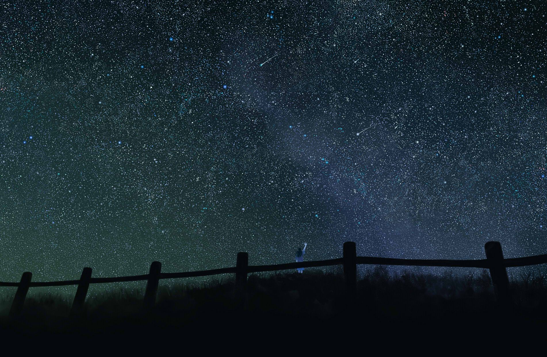 Starry Night Sky Wallpaperx1240