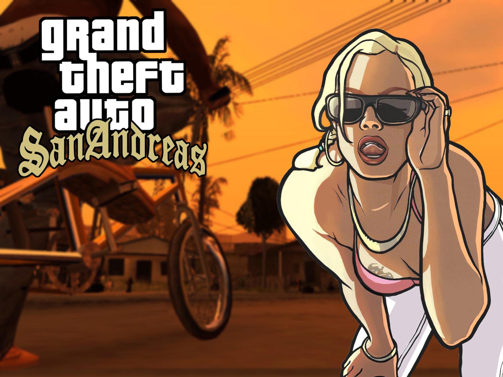 Grand Theft Auto San Andreas Girl HD Wallpaper