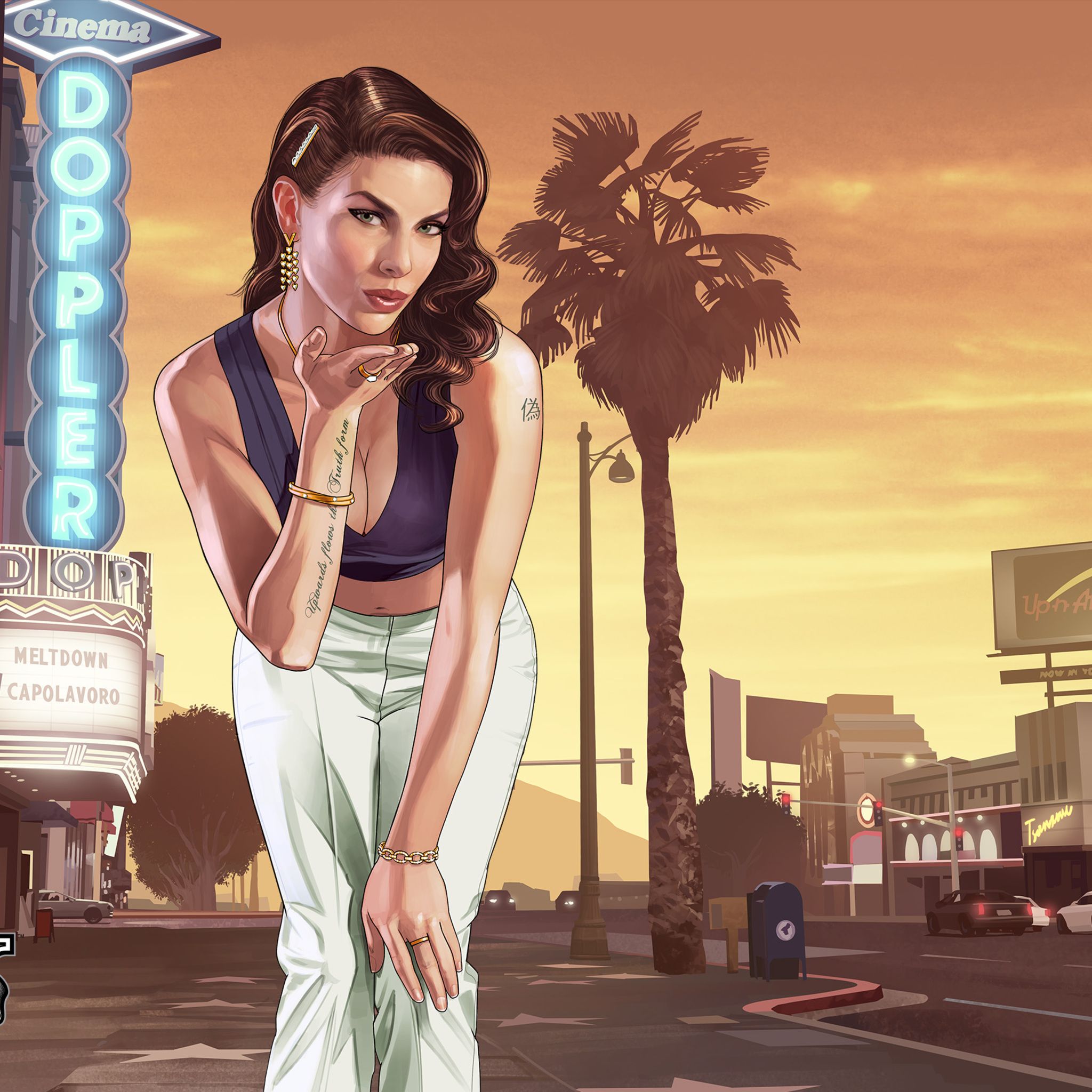 Gta 5 Loading Girl iPad Air HD 4k Wallpaper, Image, Background, Photo and Picture