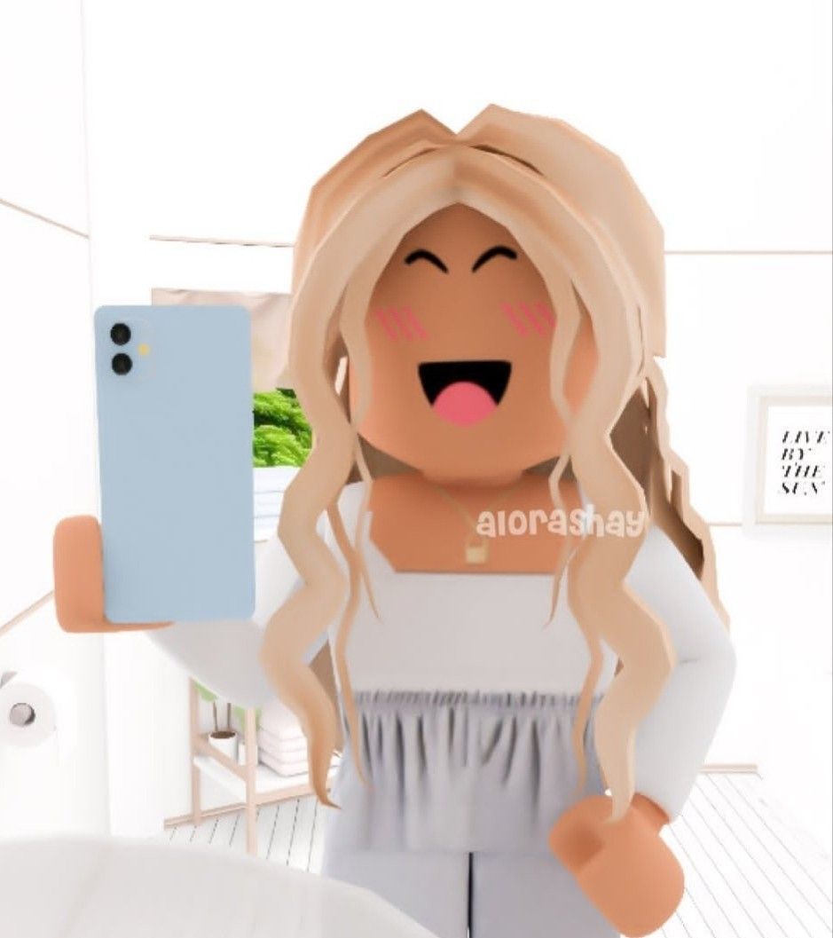 aesthetic roblox gfx selfie. Roblox animation, Roblox picture, Cute tumblr wallpaper