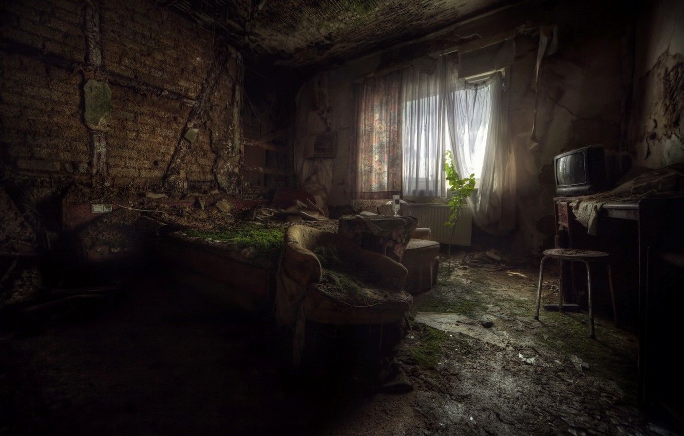 Wallpaper Horror, Another room, decayed buildings, abandoned hotel image for desktop, section интерьер
