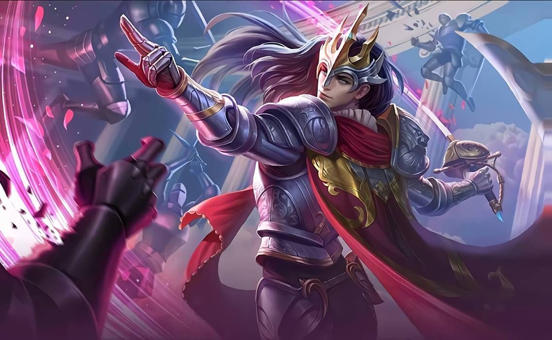Lancelot Floral Knight by makinig. Mobile legend wallpaper, Mobile legends, The legend of heroes