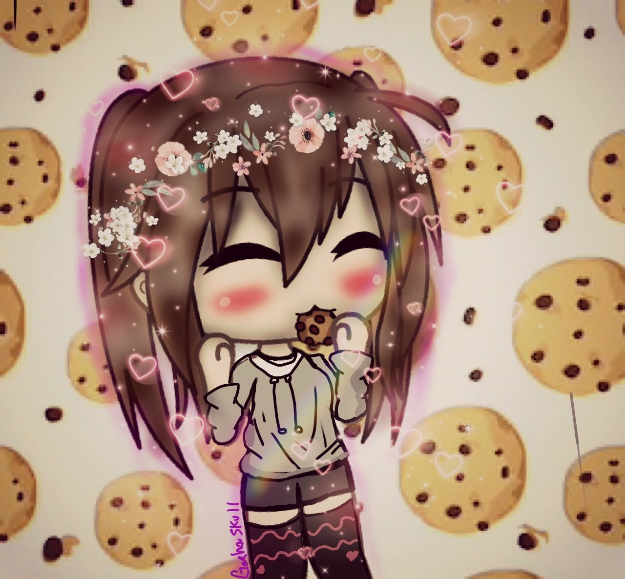 gacha life edit #freetoedit #cookies. Kawaii drawings, Cute anime chibi, Cute drawings