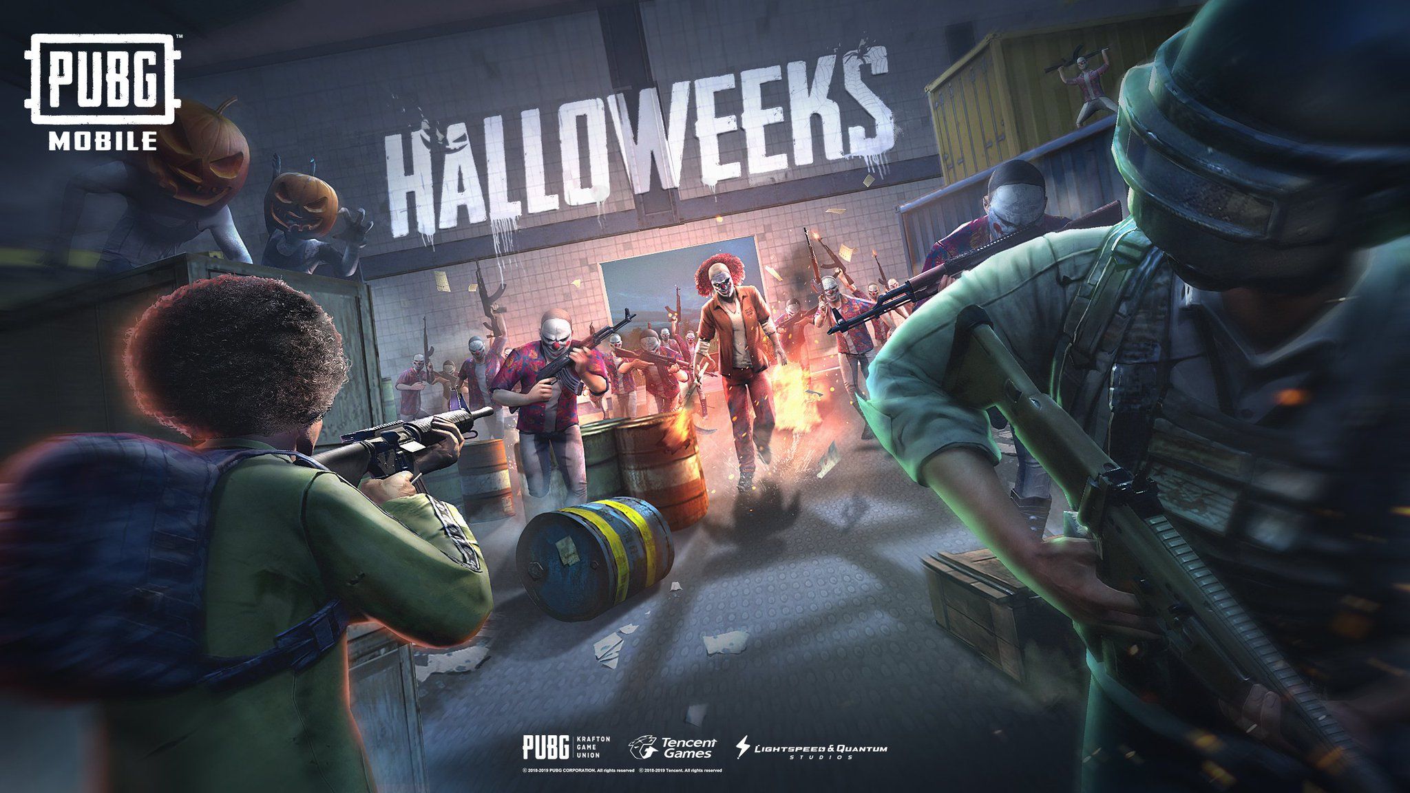PUBG MOBILE 0.15.0 Is Now Live! Come Join Us For Halloweeks, And Enjoy New Features Like Ledge Grab, The Desert Eagle, Exploding Fuel Canisters, And The BRDM 2. It's A