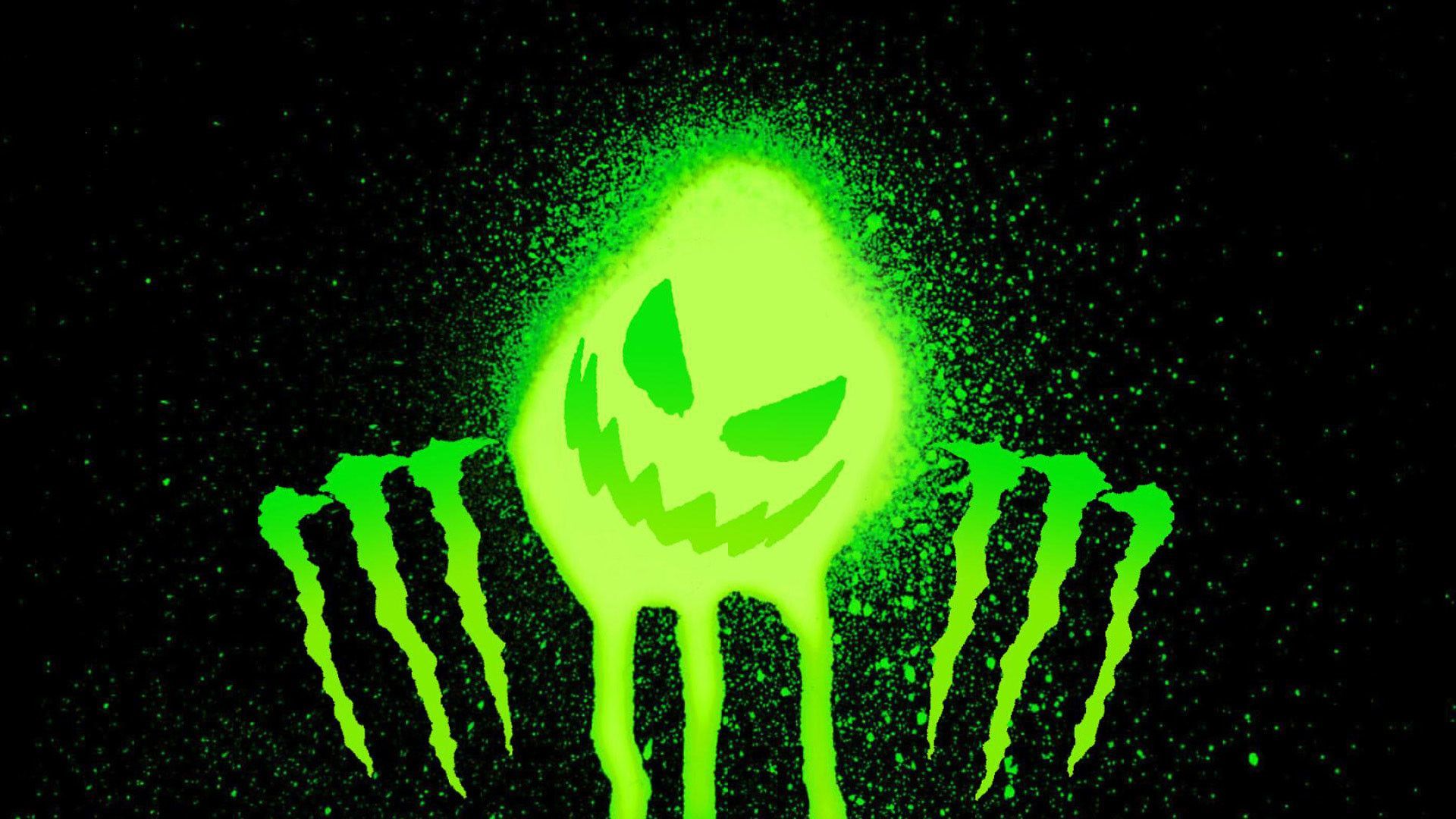 Neon Halloween Wallpaper