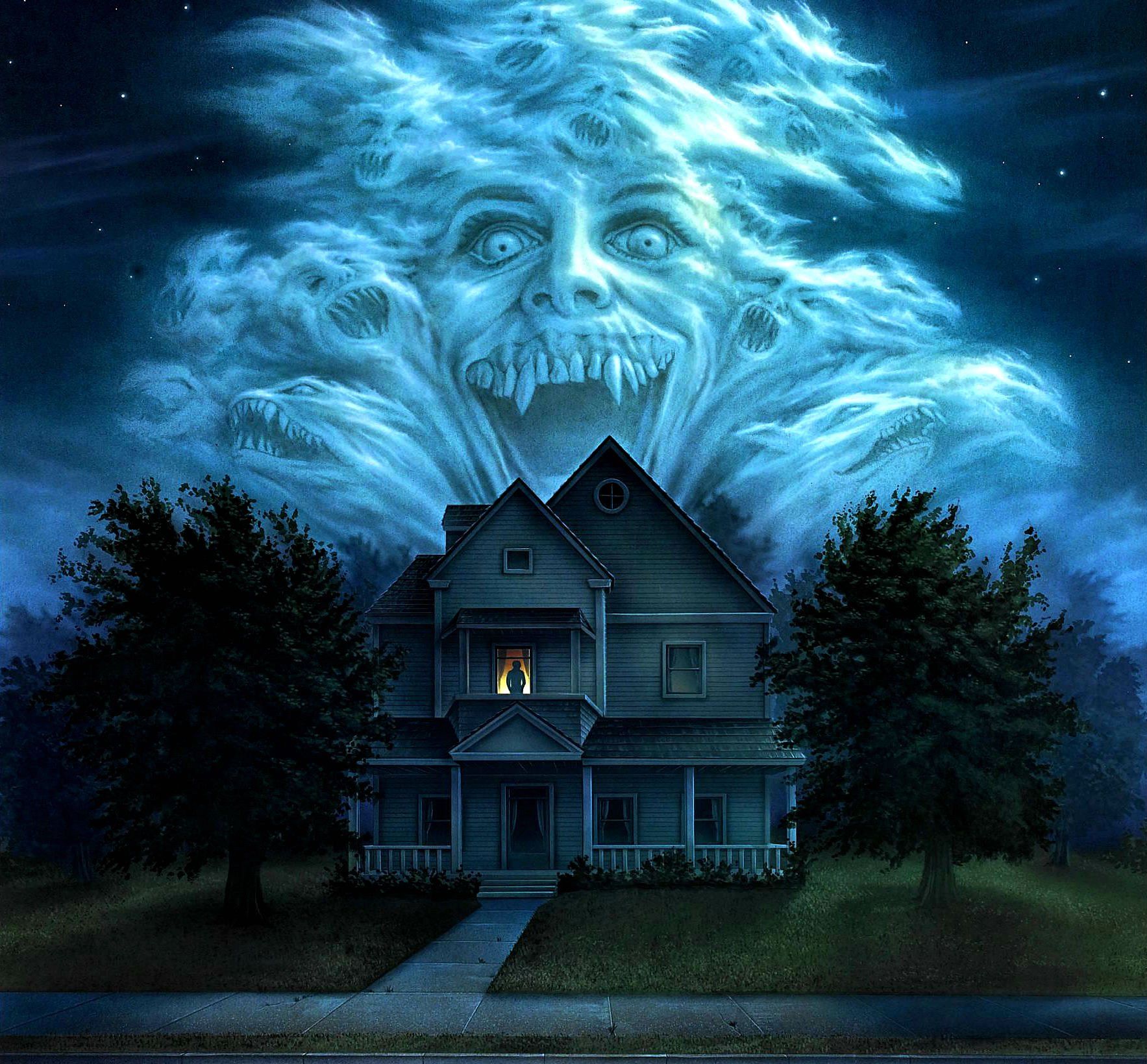 FRIGHT NIGHT comedy horror dark movie film poster halloween haunted vampire wallpaperx1640
