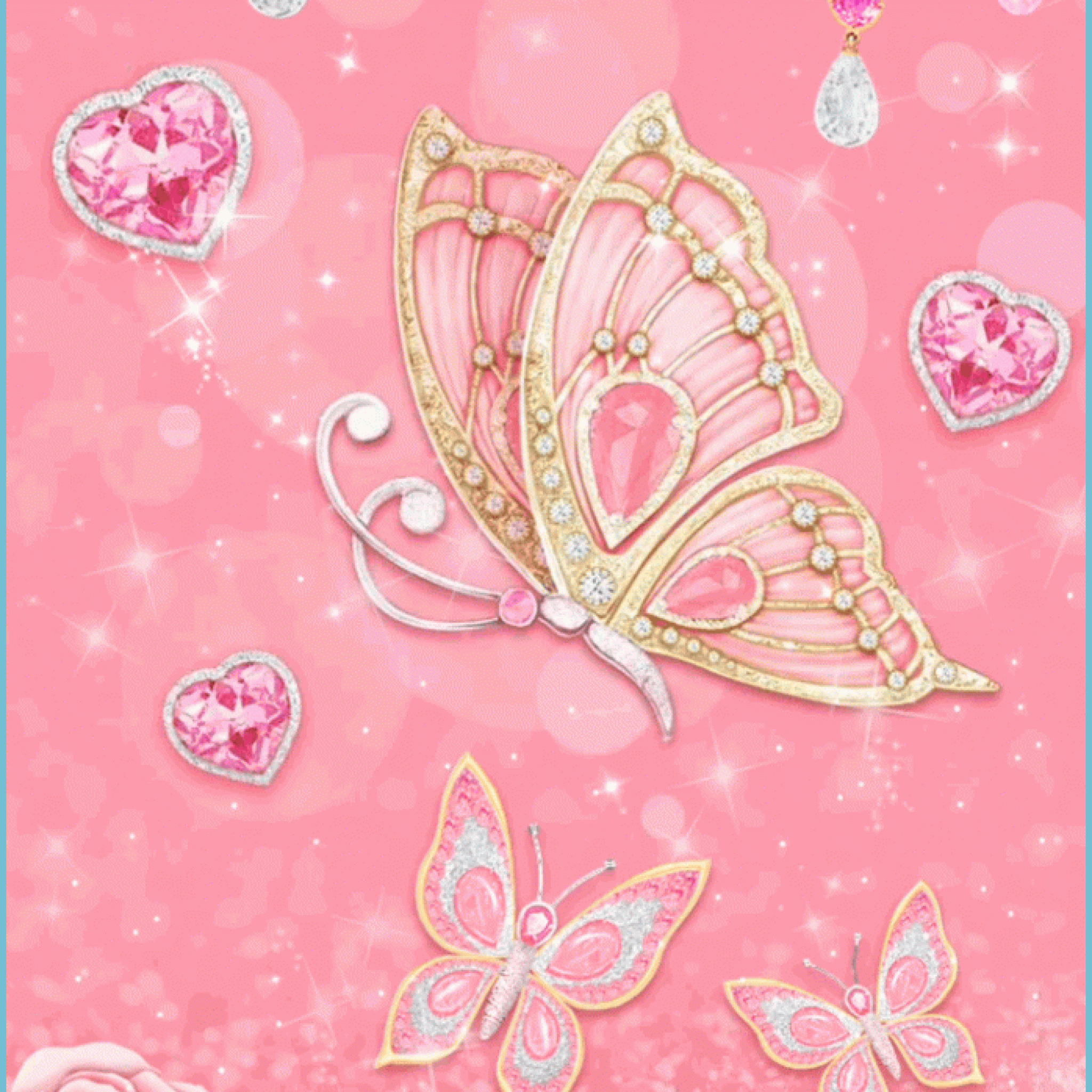 lovely pink butterfly live wallpaper pink diamond butterflies butterfly wallpaper