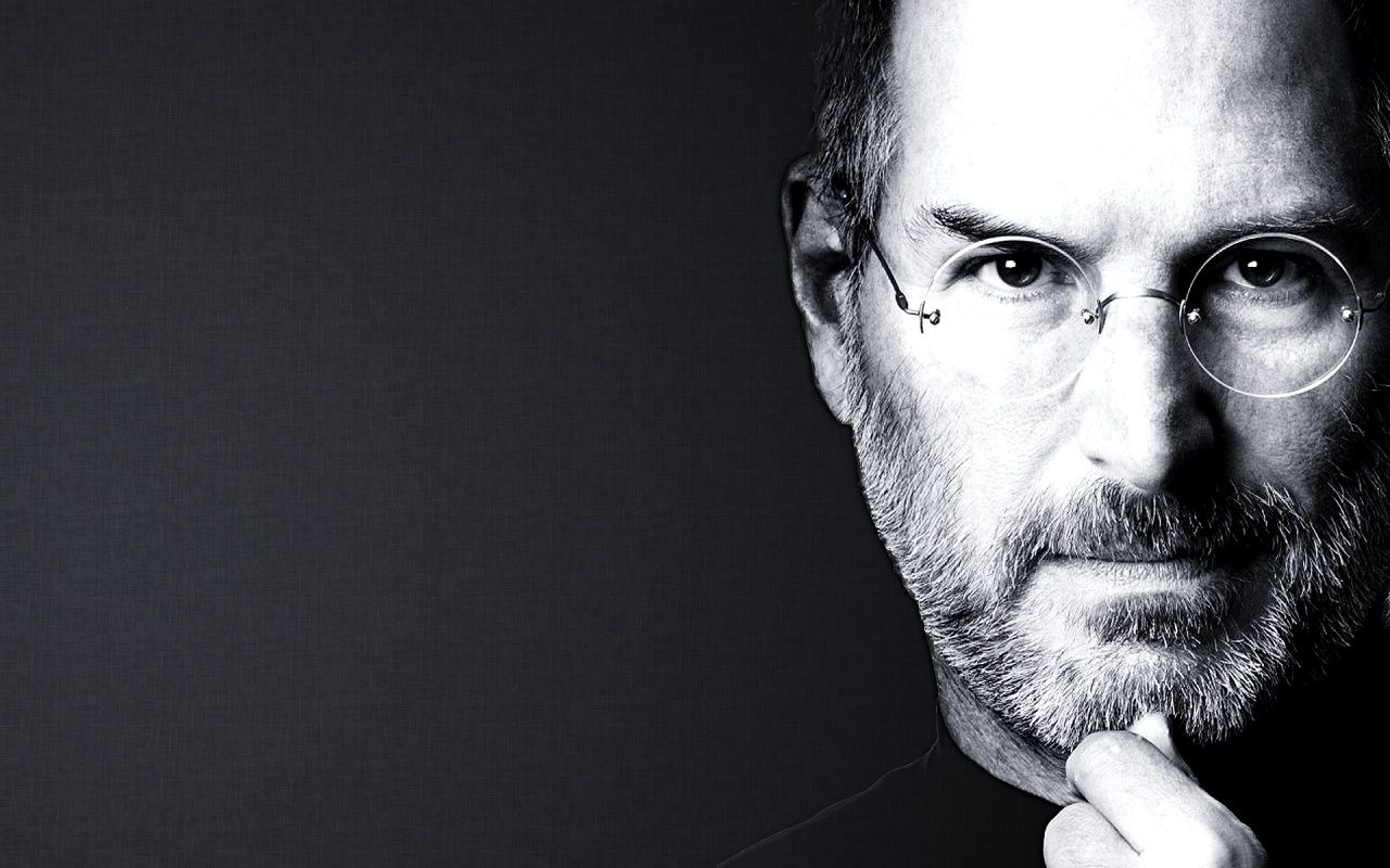 Steve Jobs Classic Portrait Desktop Wallpaper
