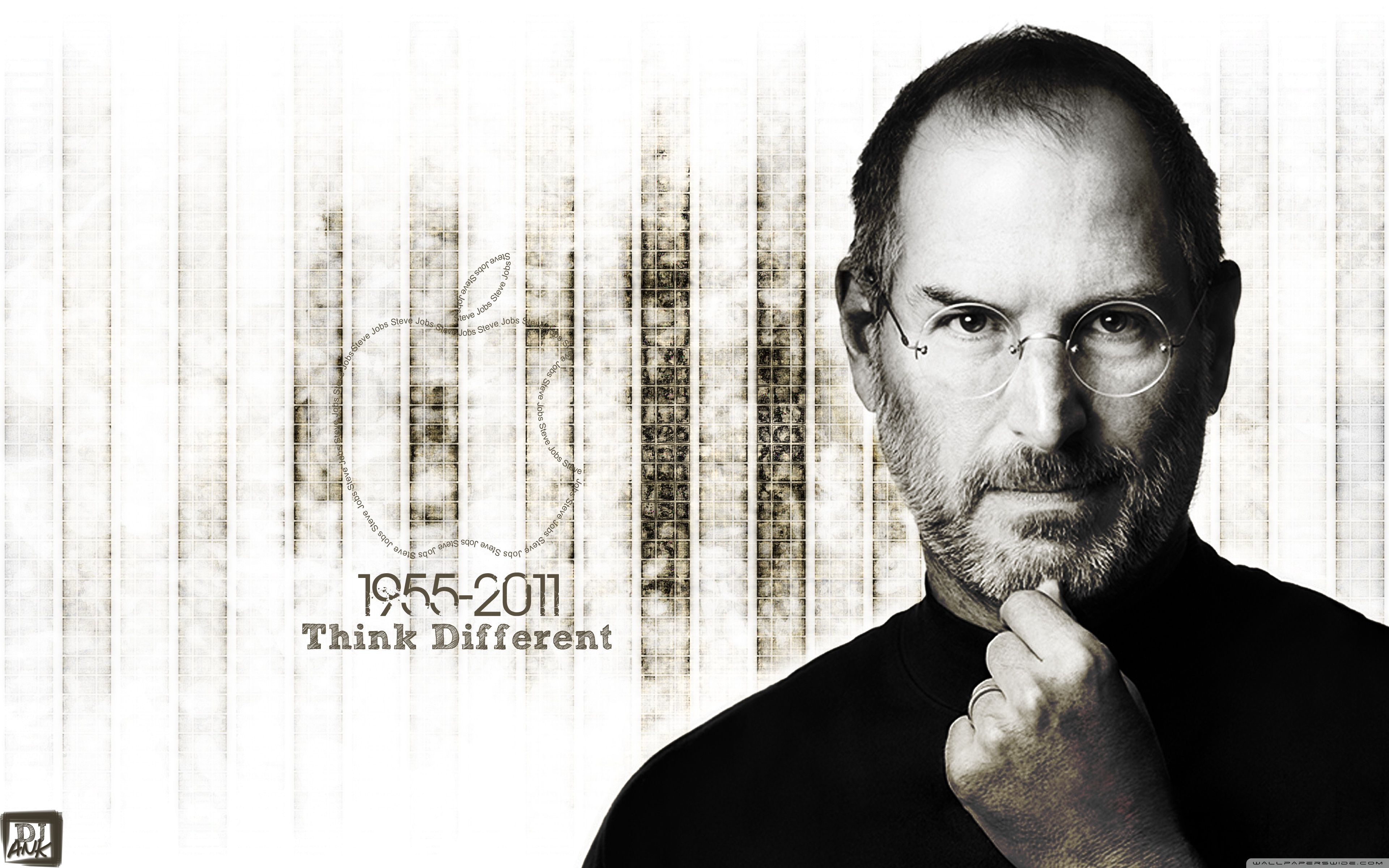 Think Different Steve Jobs Ultra HD Desktop Background Wallpaper For