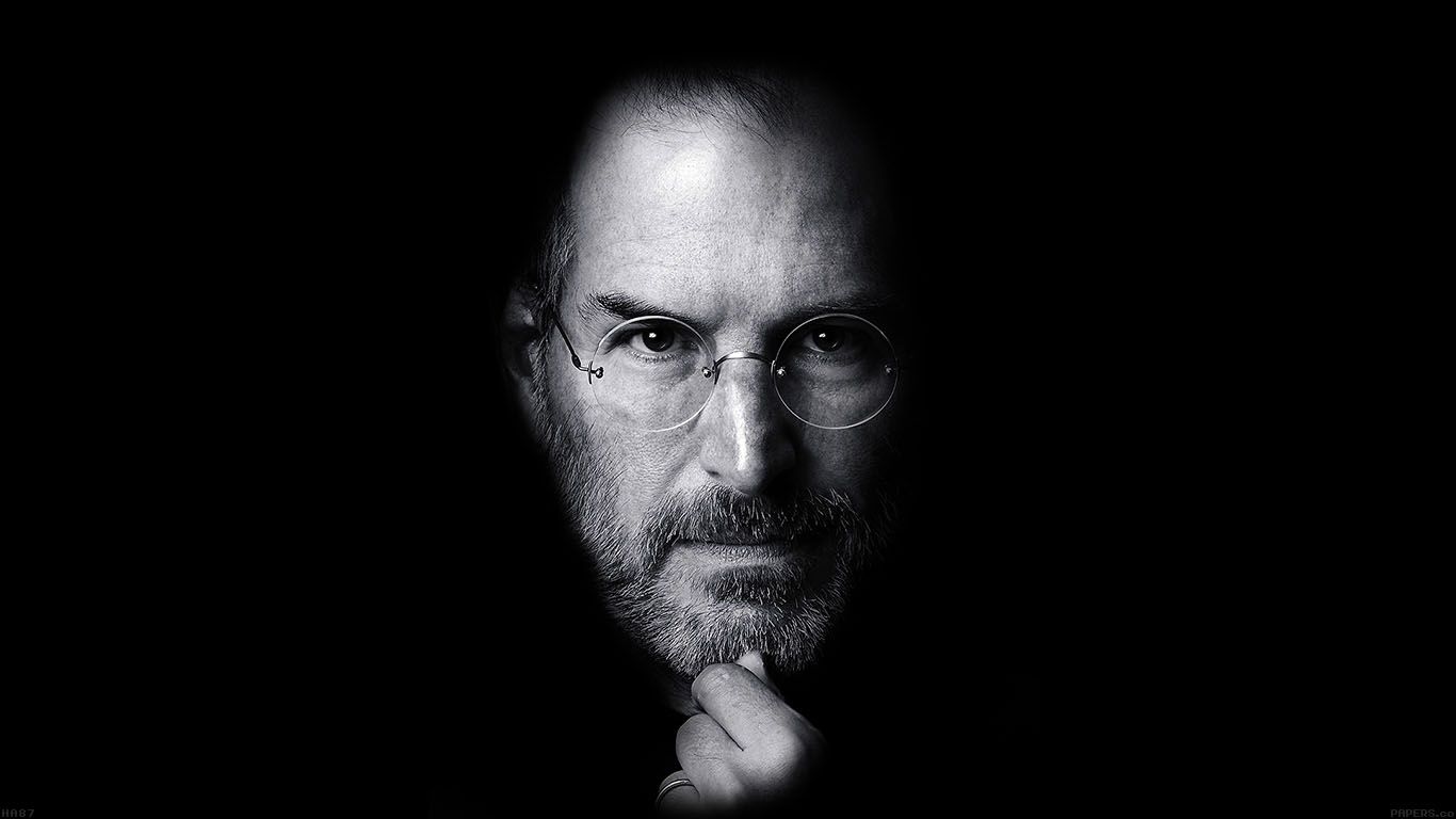 Wallpaper Steve Jobs Face Apple