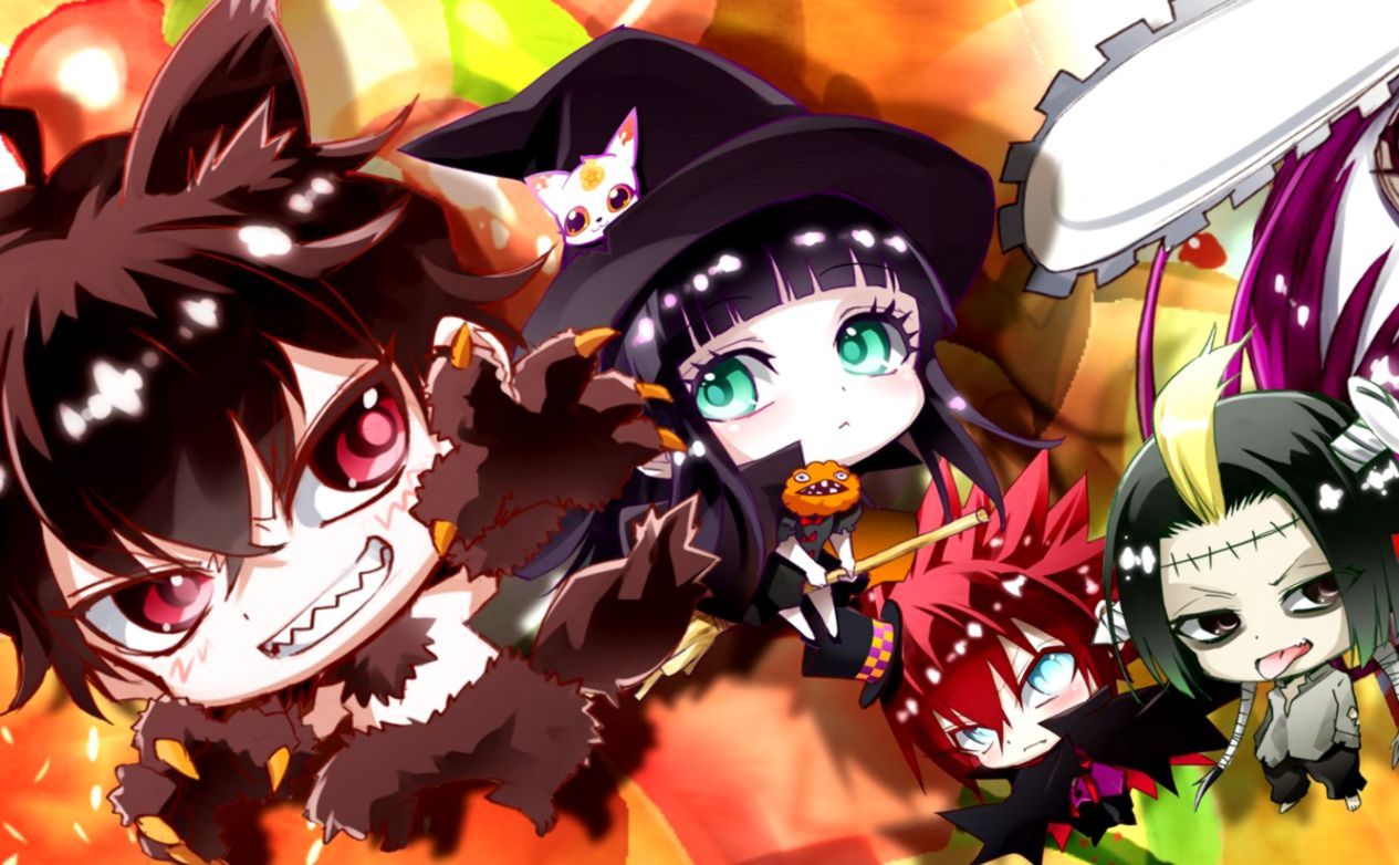 Free download Halloween Anime Boy Wallpaper All in One Wallpaper [1265x782] for your Desktop, Mobile & Tablet. Explore Halloween Anime Girls Wallpaper. Halloween Anime Girls Wallpaper, Anime Wallpaper Girls