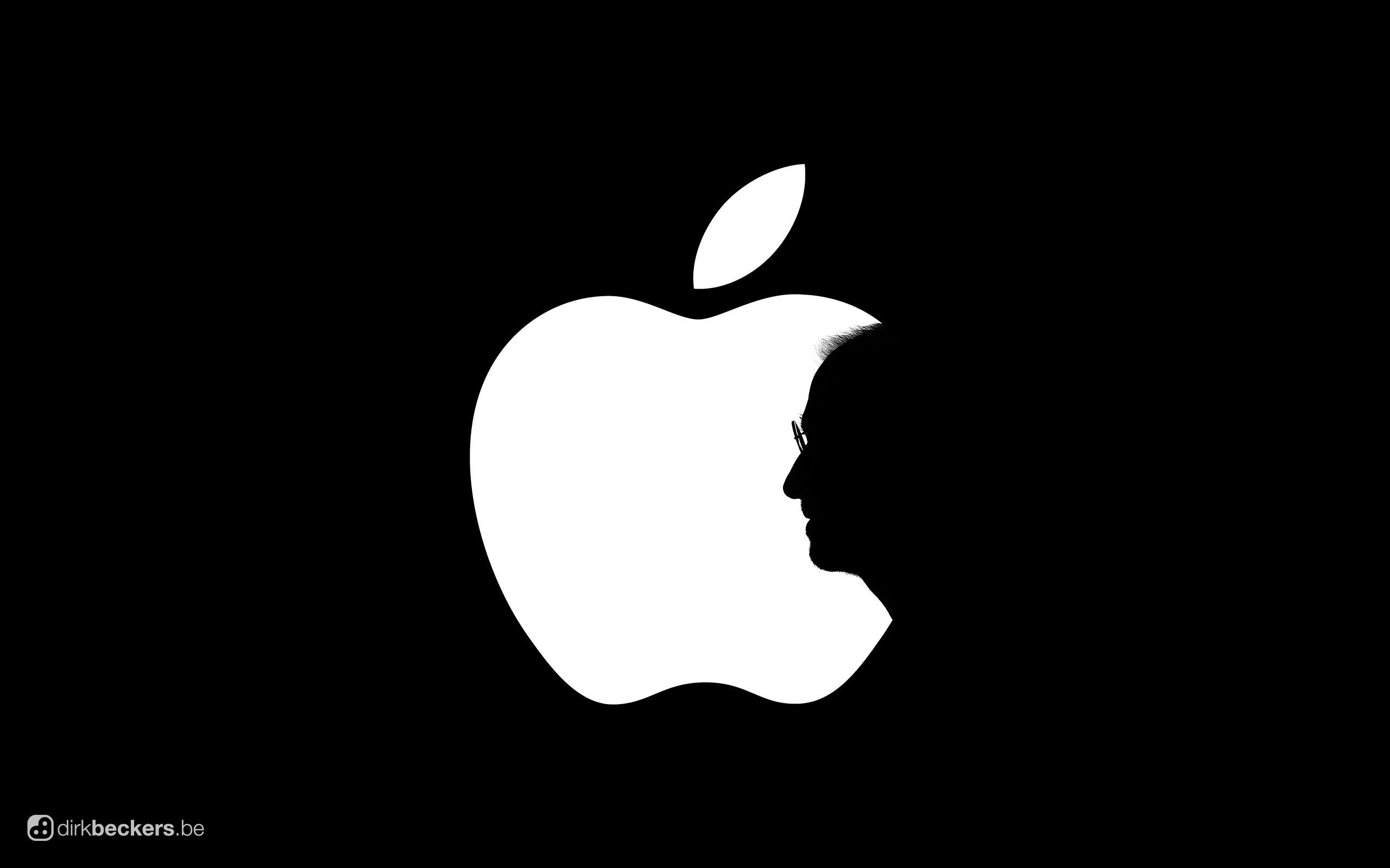 Steve Jobs Logo Tribute Apple Desktop Wallpaper