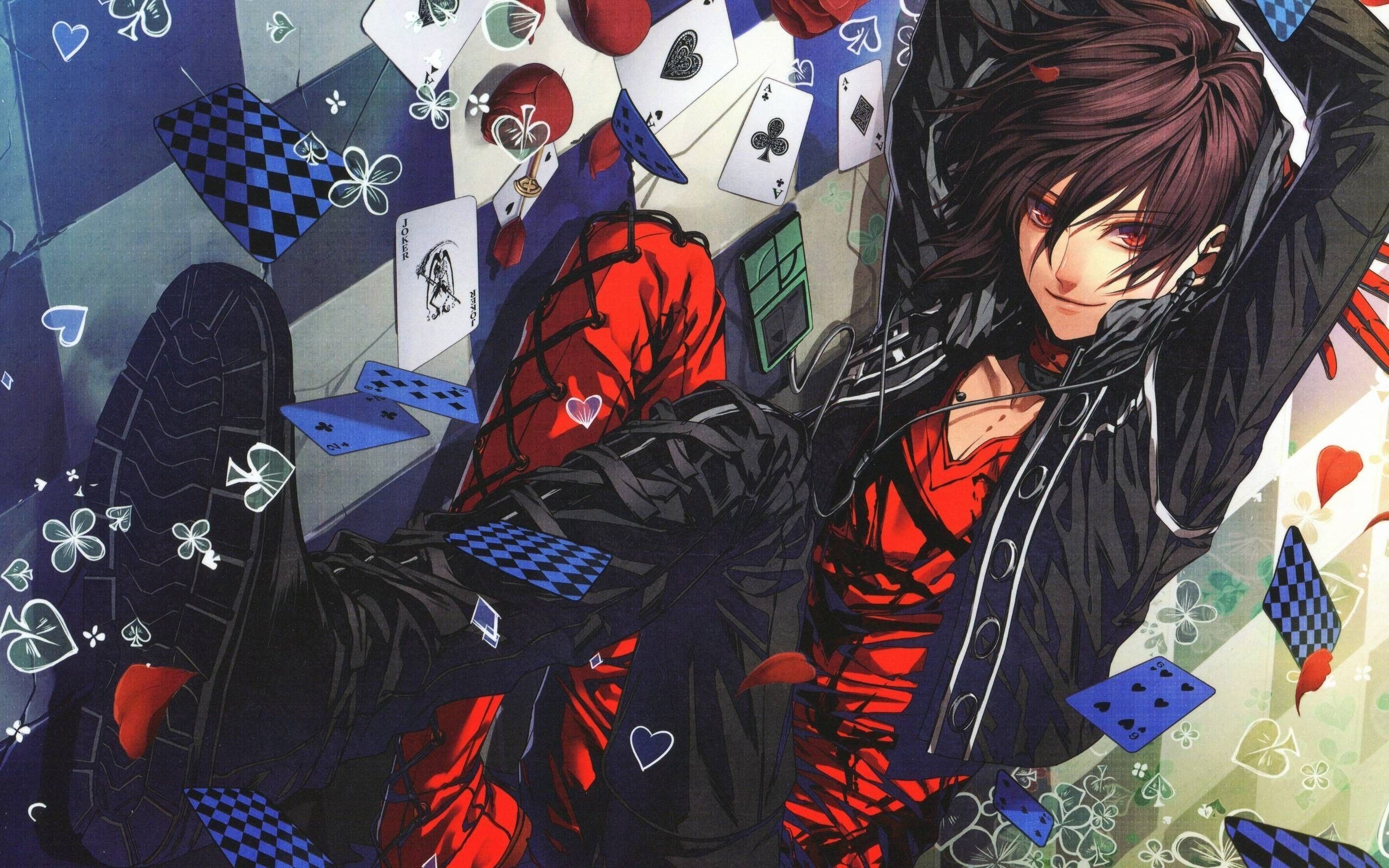 Dark Red Anime Boys Wallpaper Free Dark Red Anime Boys Background