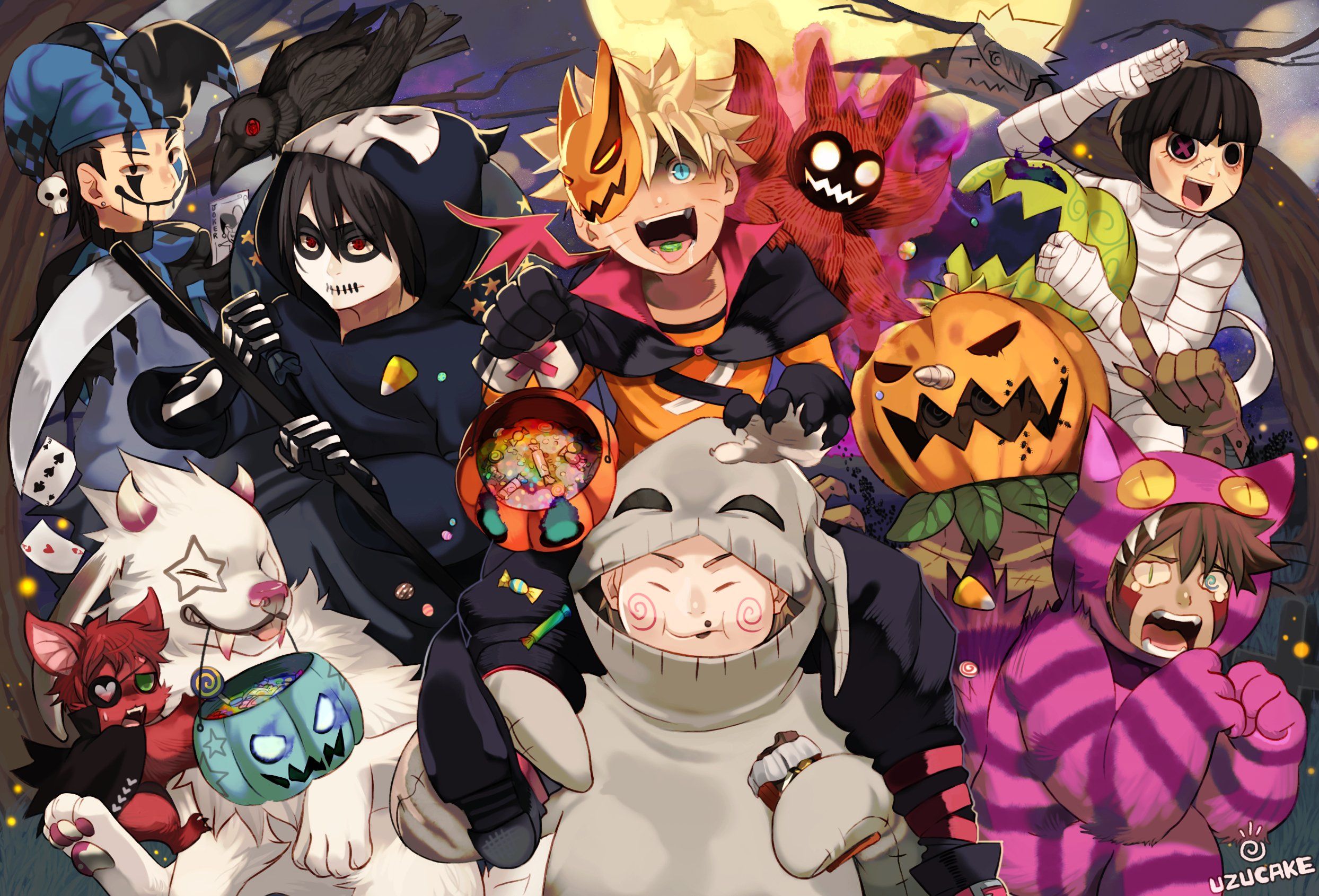 Anime Halloween Witch Portrait Wallpaper Background, Cute Halloween Picture  Easy To Draw Background Image And Wallpaper for Free Download