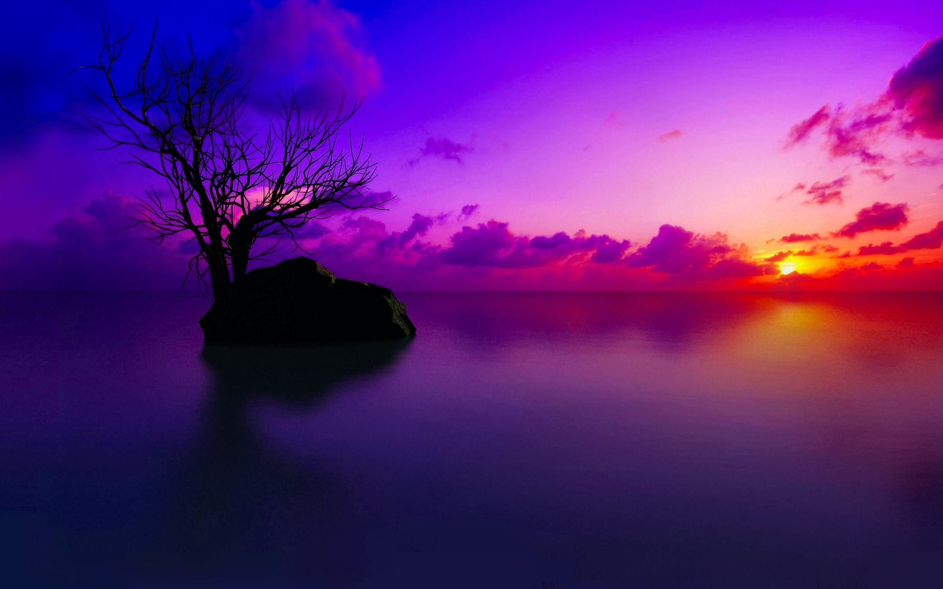Sunset HD Wallpaper, Colorful Clouds Image