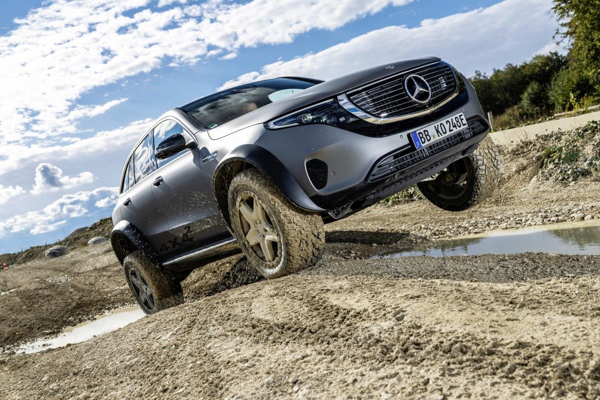 Mercedes Electrifies The Backcountry With EQC 4x4² Off Roader