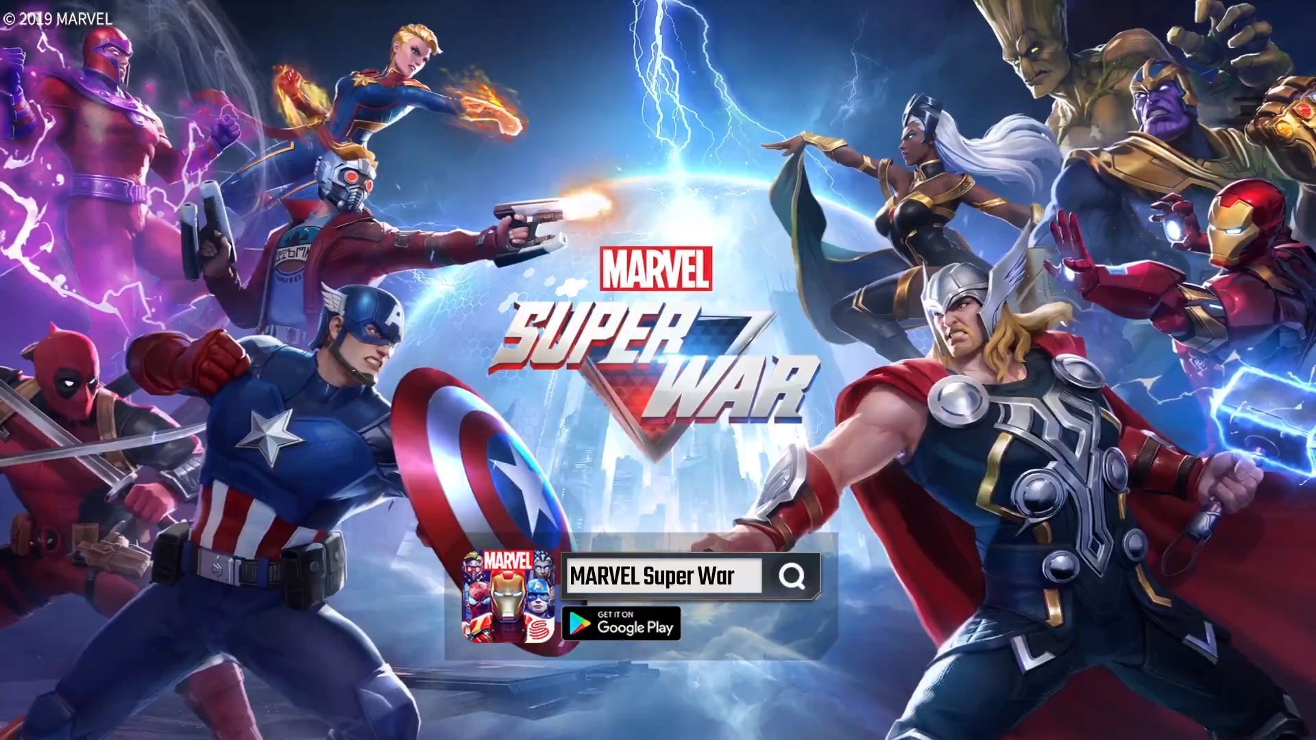 MARVEL SUPER WAR Mobile MOBA Announced with Showing Gameplay