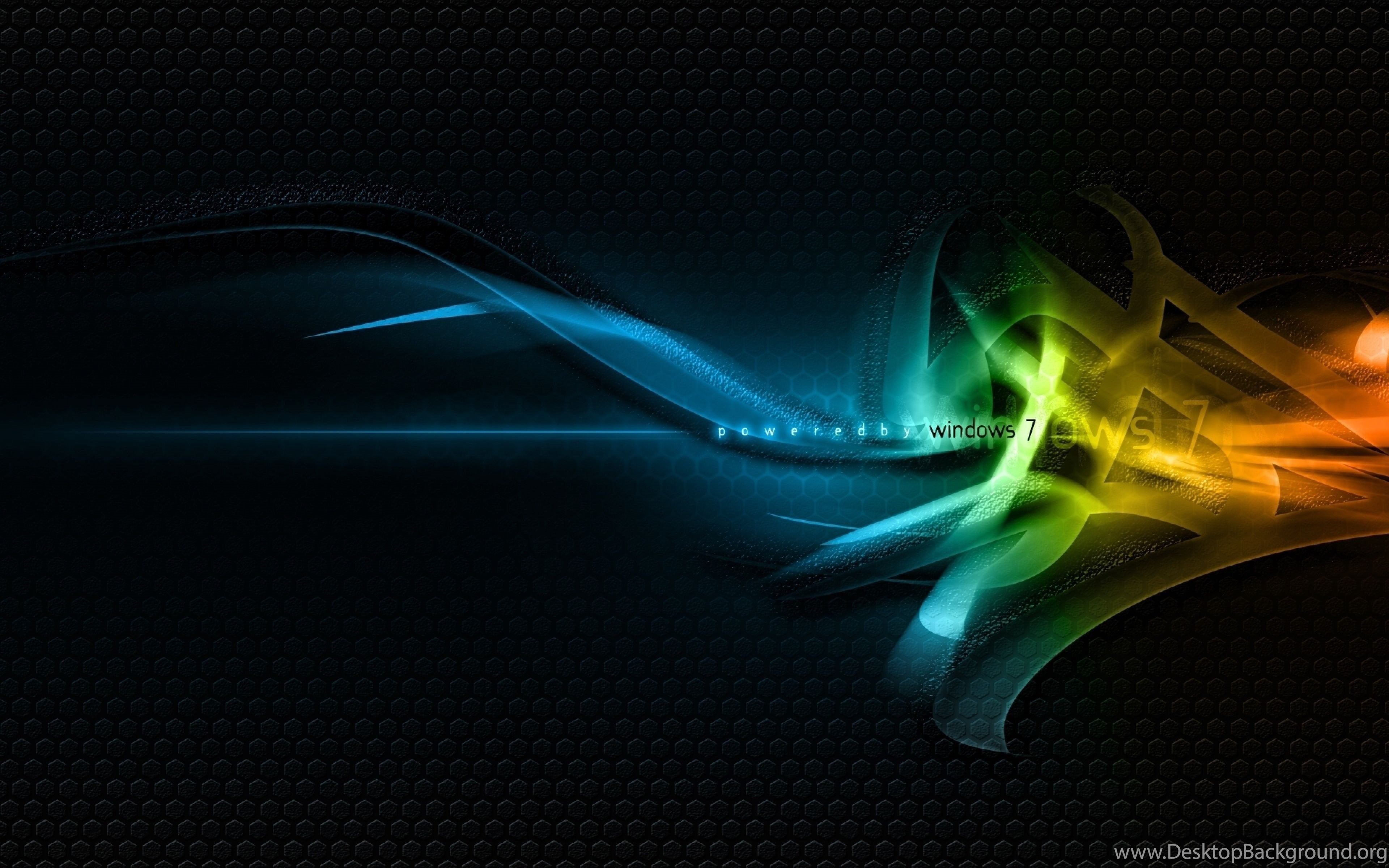 Download Wallpaper 3840x2400 Windows Lines, Green, Yellow. Desktop Background