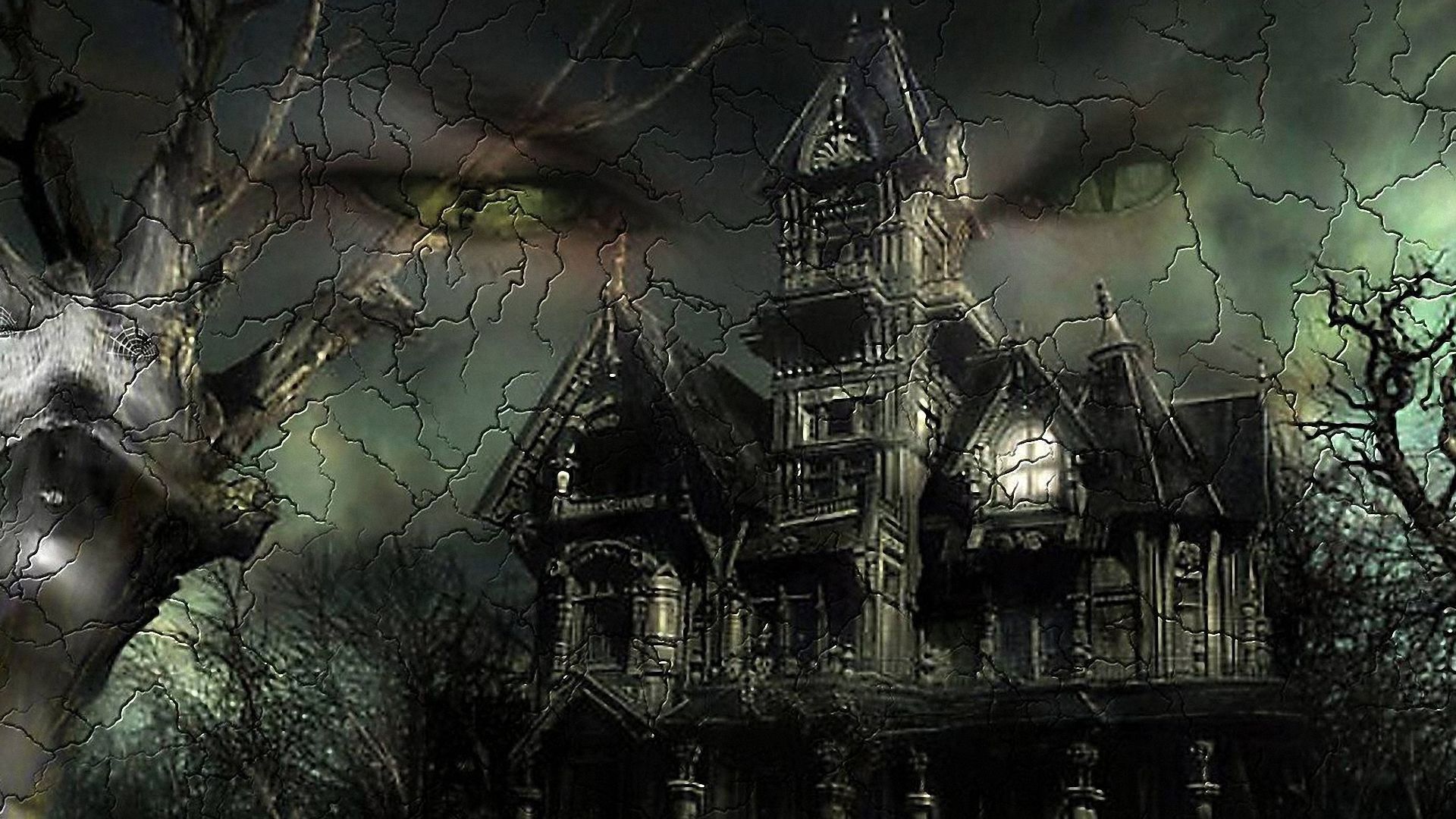 halloween HD wallpaper 1080p windows. Spooky house, Scary houses, Halloween wallpaper