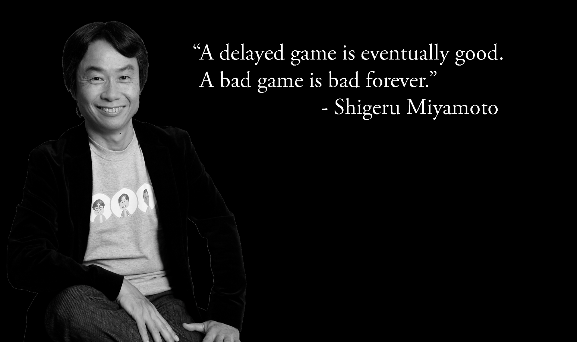 Men Shigeru Miyamoto Wallpaper:2014x1195