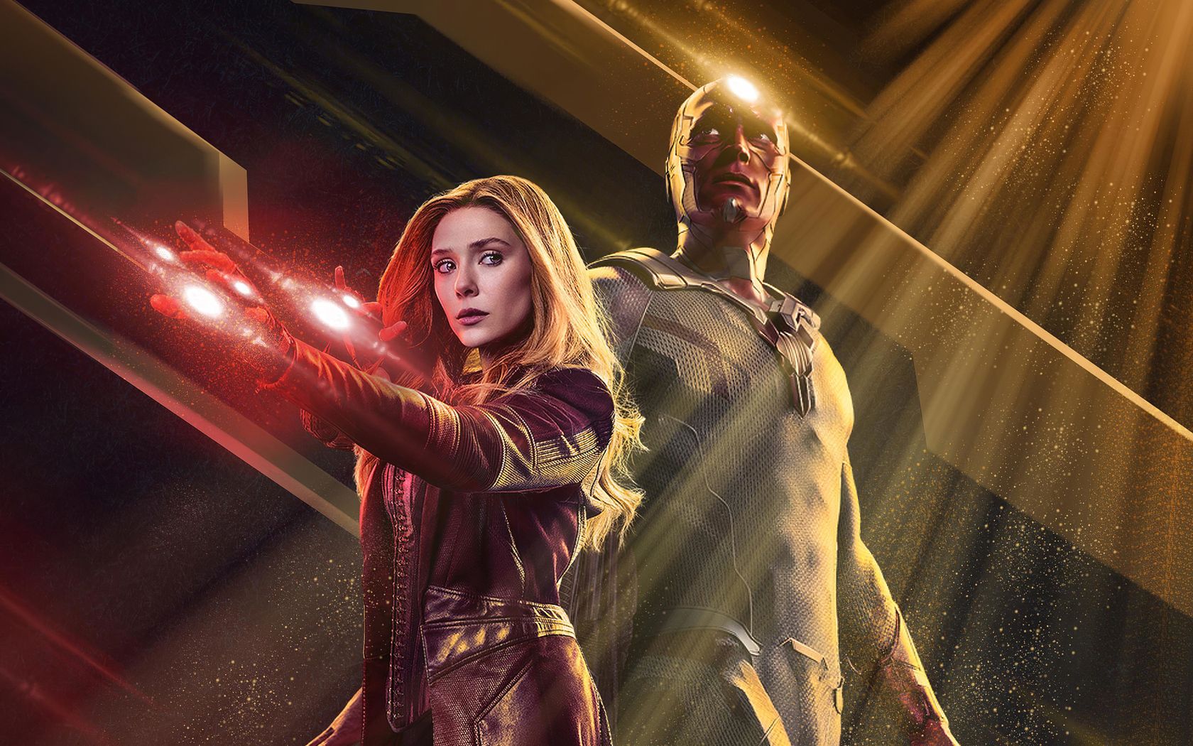 Scarlet Witch And Vision Wandavision 4k 1680x1050 Resolution HD 4k Wallpaper, Image, Background, Photo and Picture