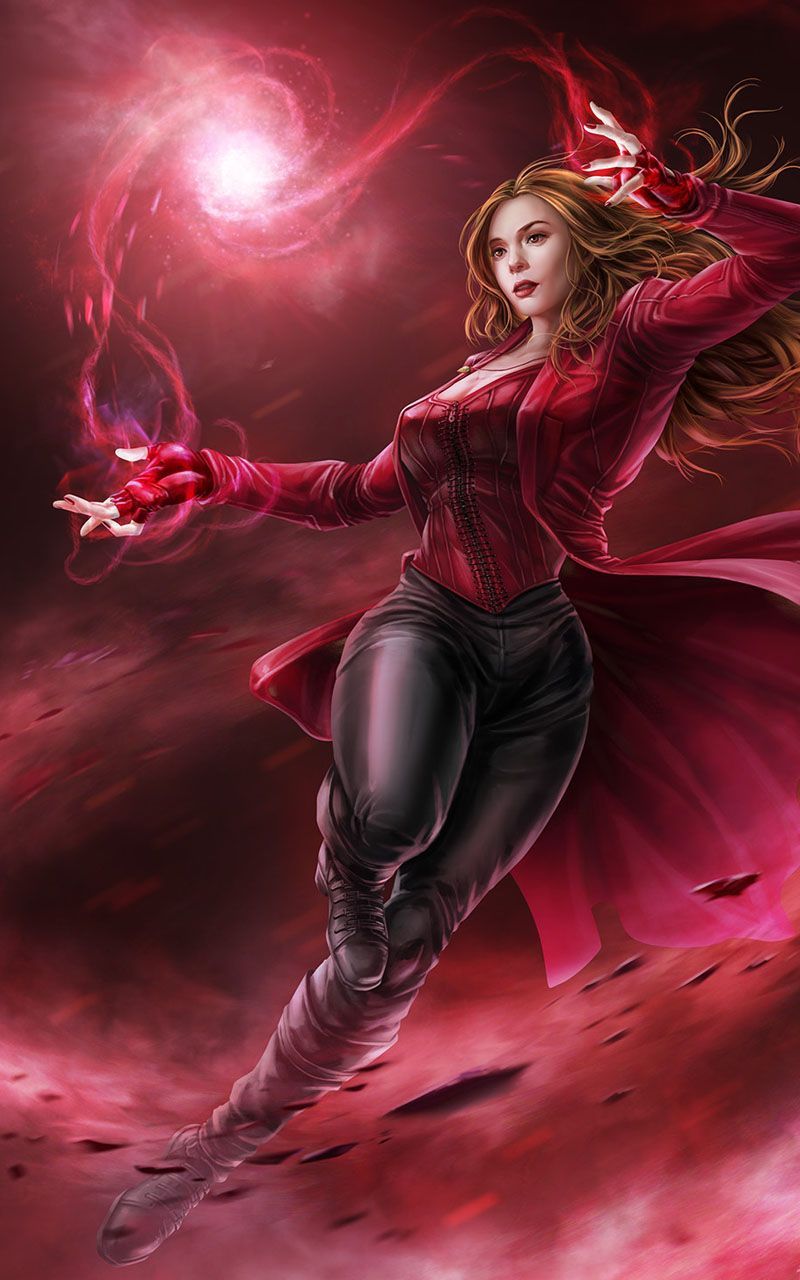 Scarlet Witch Wallpaper. Scarlet witch marvel, Marvel heroes, Scarlet witch