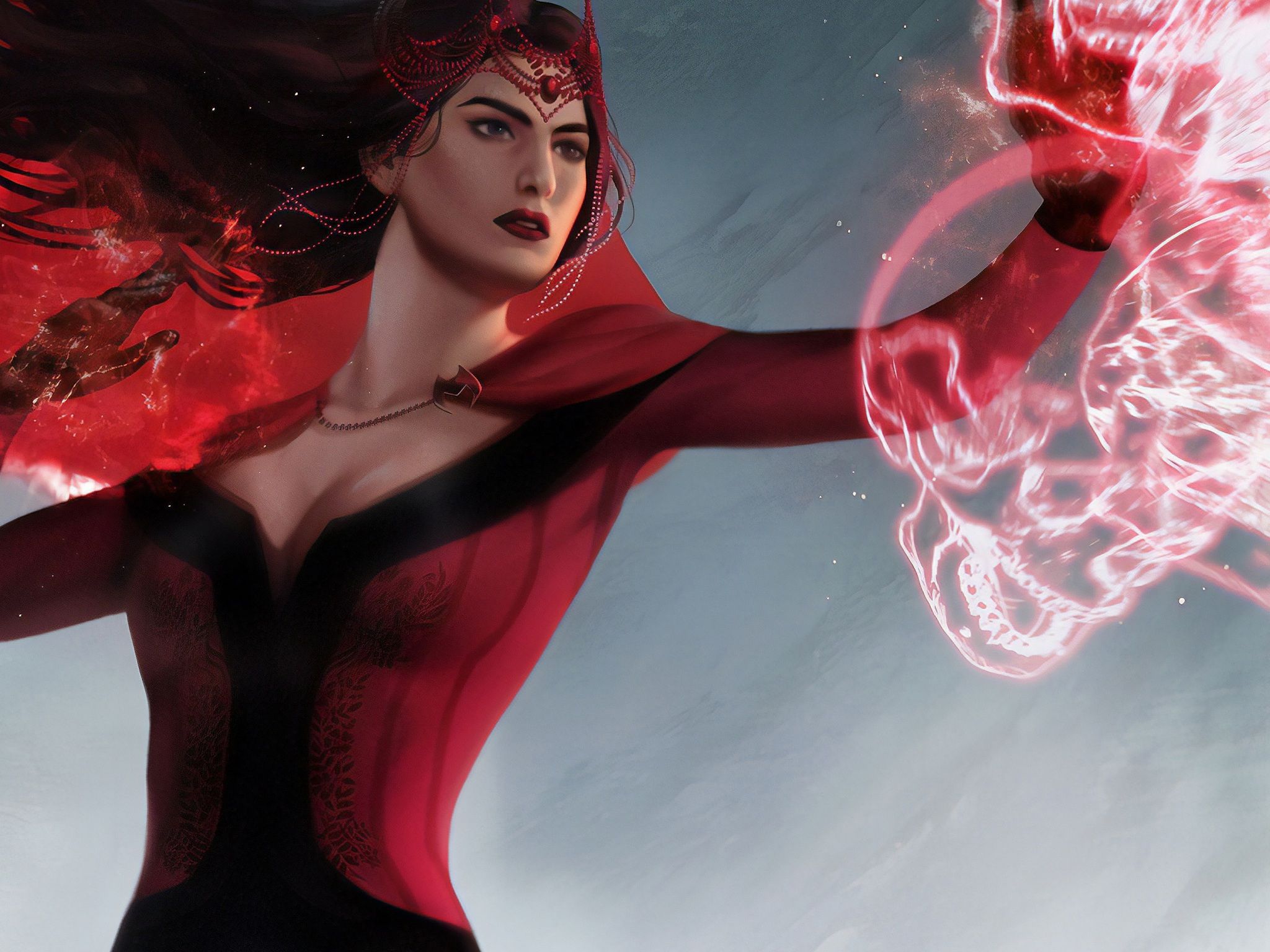 Wallpaper 4k Scarlet Witch Power 4k 4k Wallpaper, Artist Wallpaper, Artwork Wallpaper, Wallpaper, Digital Art Wallpaper, Hd Wallpaper, Scarlet Witch Wallpaper, Superheroes Wallpaper