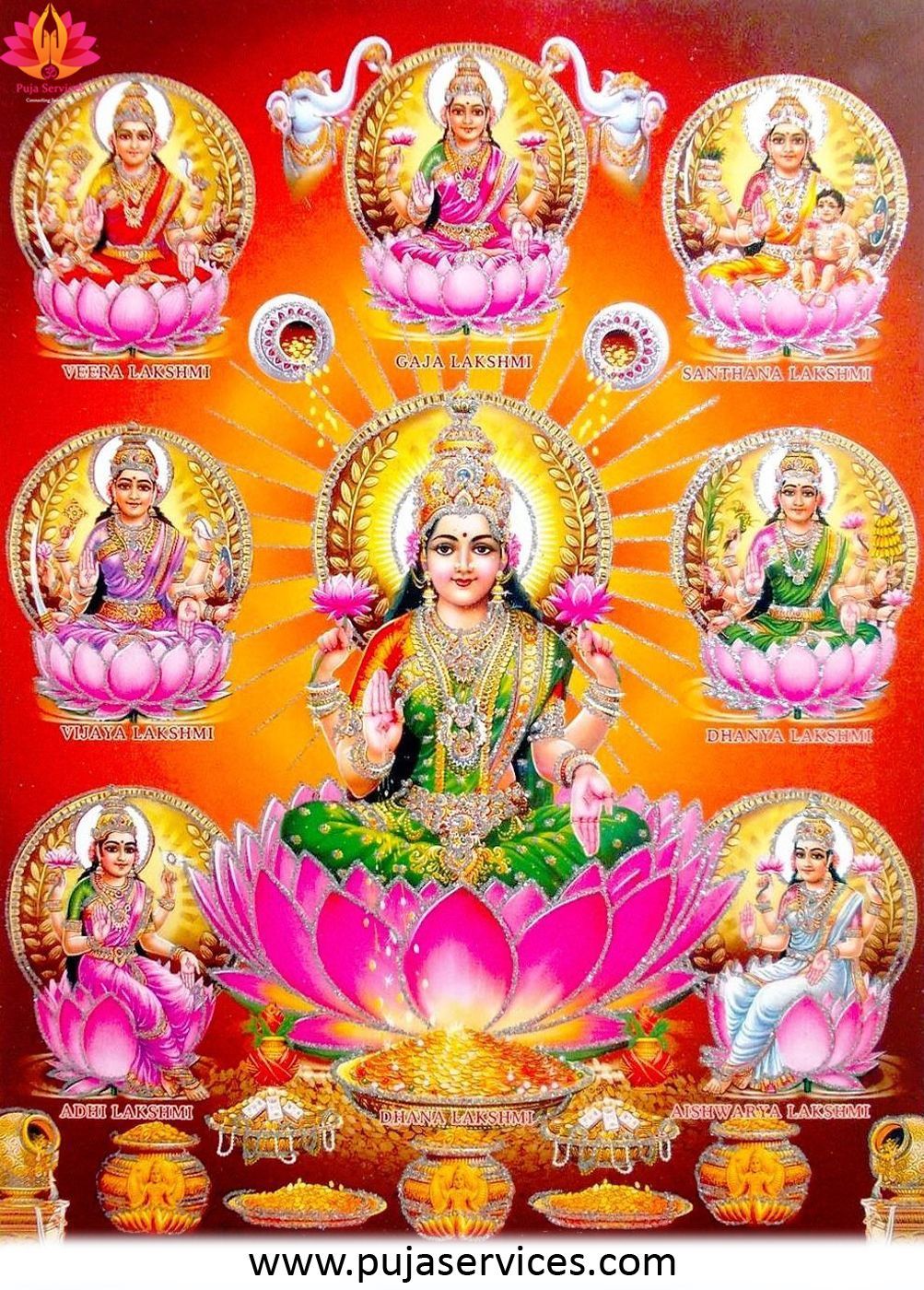 Ashta Lakshmi. Lakshmi image, God picture, Indian gods