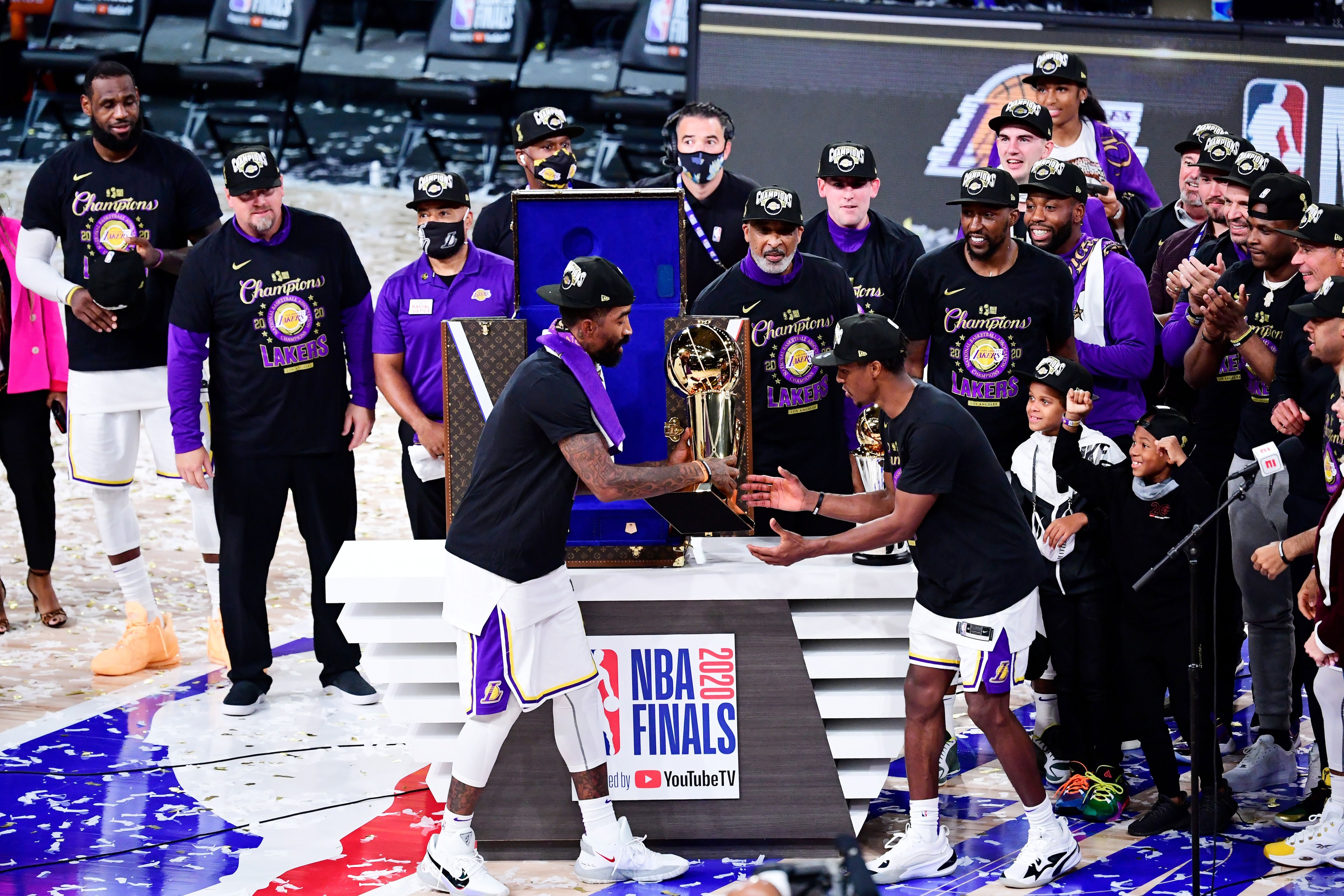 Photos: Lakers NBA Champions Celebration (10 11 20). Los Angeles Lakers