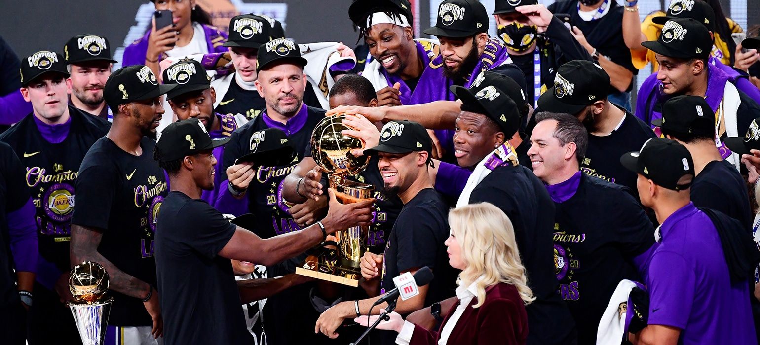 Los Angeles Lakers are the 2020 NBA Champions. Los Angeles Lakers