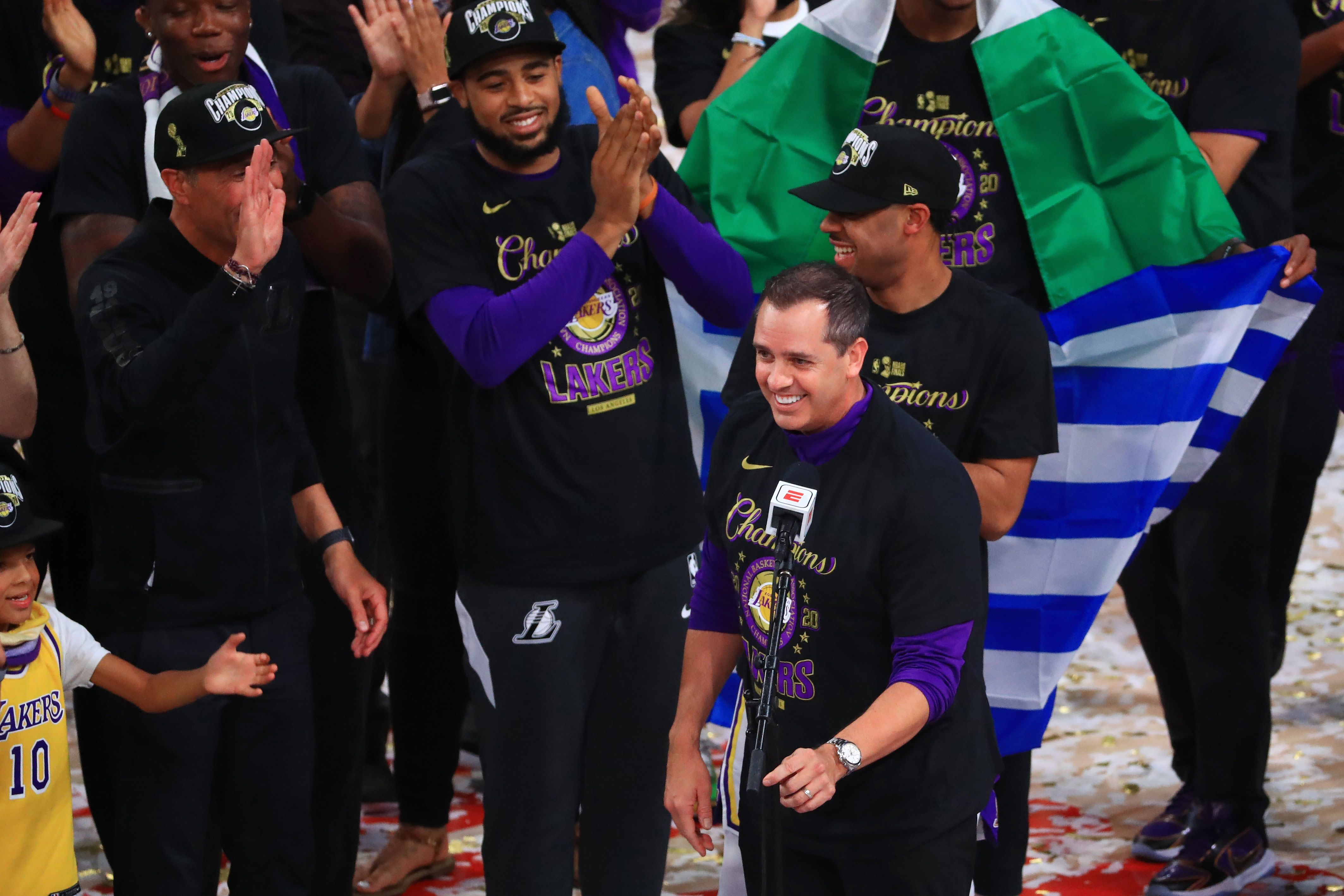 Photos: Lakers NBA Champions Celebration (10 11 20). Los Angeles Lakers